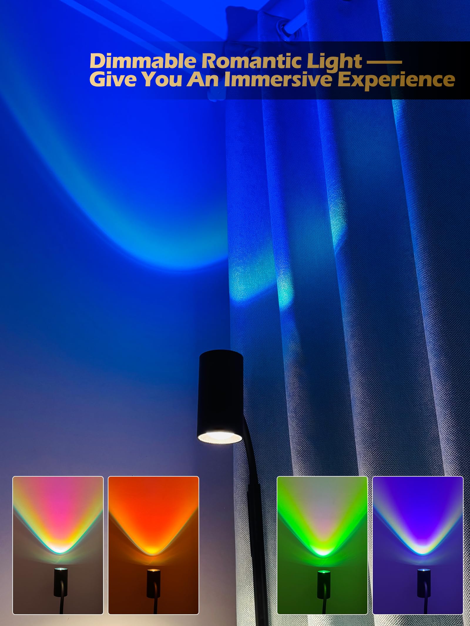 Glowrium Reading Floor Lamp H2,Dual-Side Floor Lamps For Living Room,Bedroom,5 Color Temperatures And 5 Atmosphere Lighting Mode