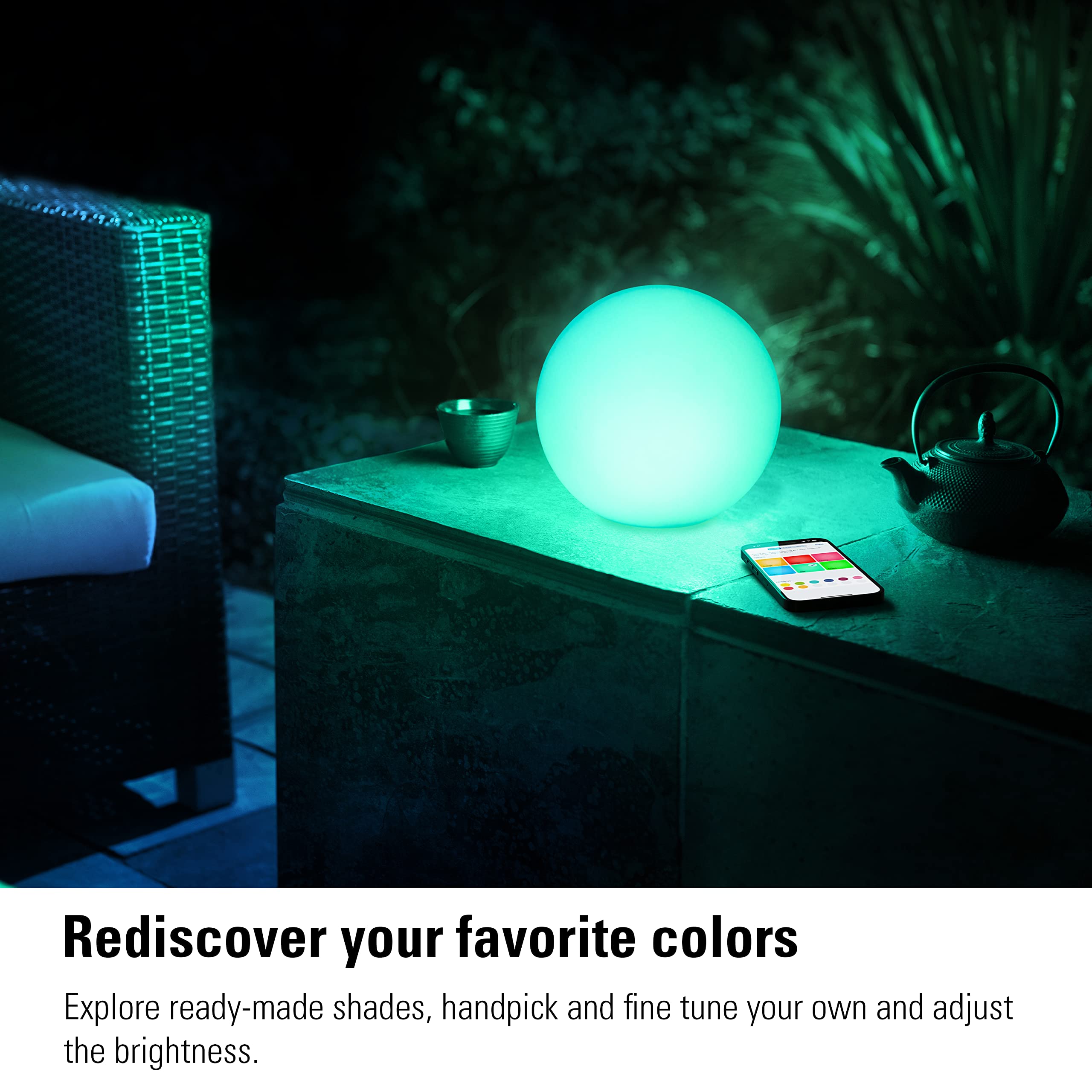 Eve Flare Portable Smart LED Lamp - Apple HomeKit, IP65, Wireless Charging, Bluetooth, White, Model 20EBV9901