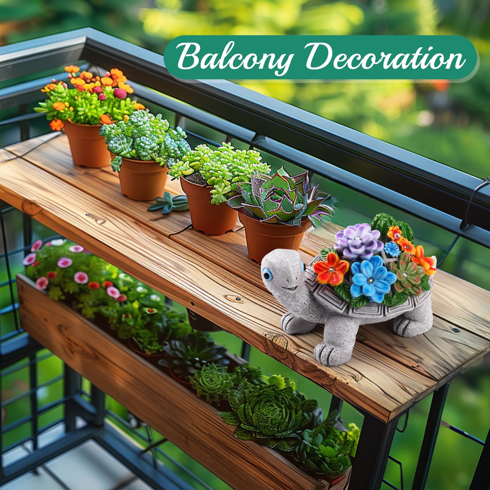 Linkax Turtle Statues Solar Lights - Outdoor Garden Decor For Mother'S Day, Birthdays & Easter