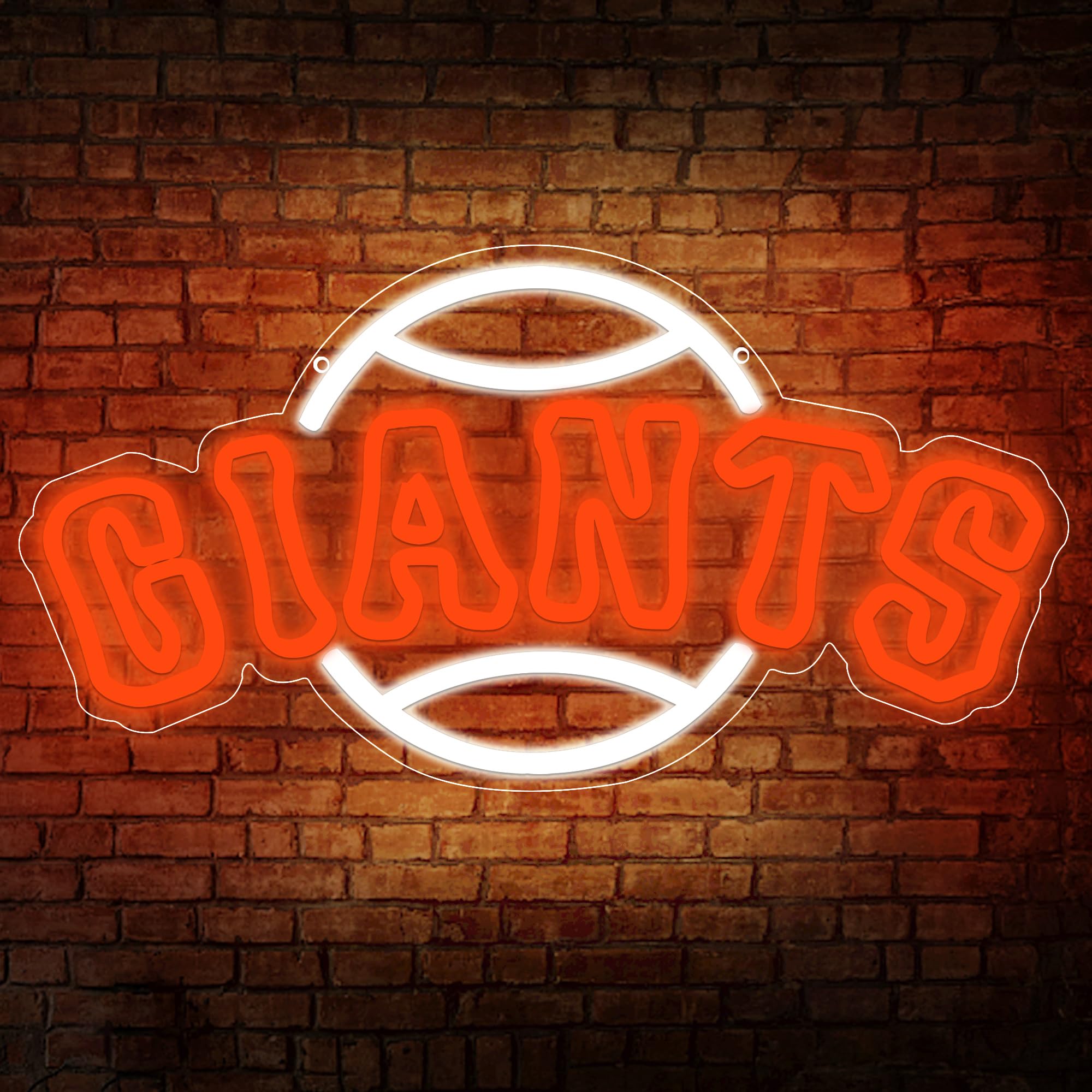 Brineon Neon Sign For Wall Decor Baseball Neon Light For Man Cave Sports Fans Birthday Gifts For Men With Baseball Team Sign For Bar Party Dorm Game Room Size16.1 * 12.8Inch(Zyld128)