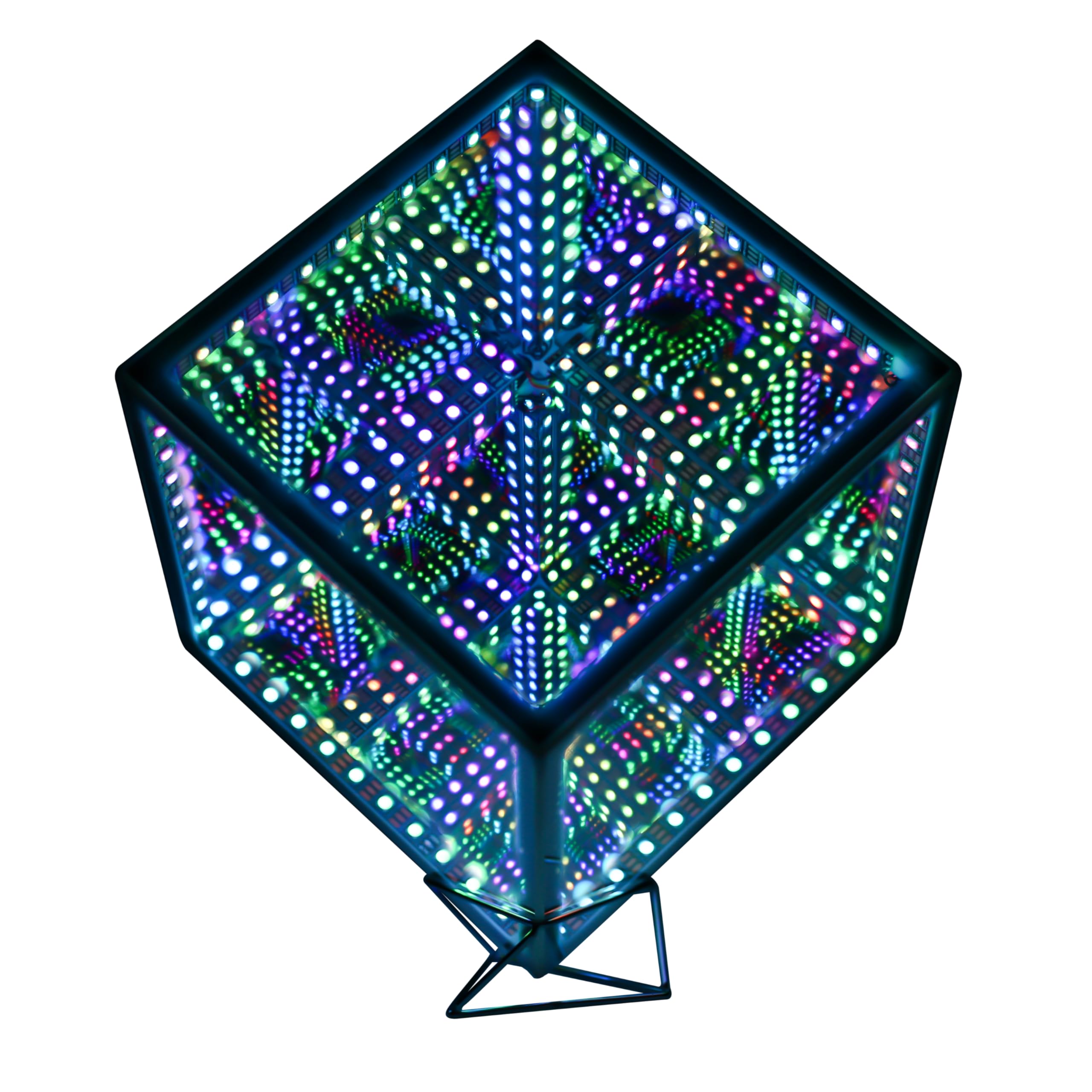Heepulor Infinity Hyper Cube LED Light LED Controller with Stand, Controller & Sound & App Reactive Table Lamp - Cool & Creative