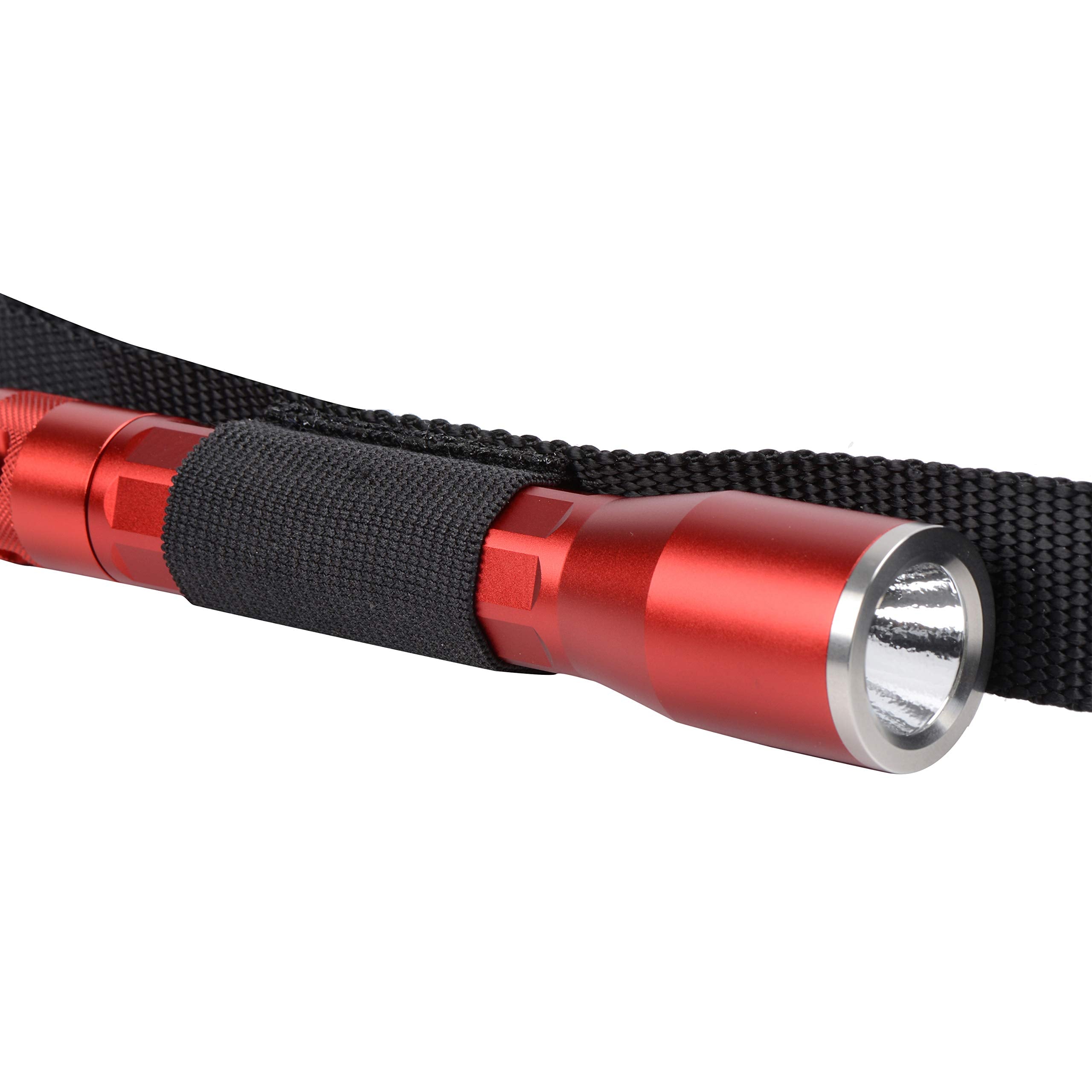 Nite Ize Headband Flashlight Holder, Comfortable Non-Elastic Webbing, Black, Model NPO-03-01