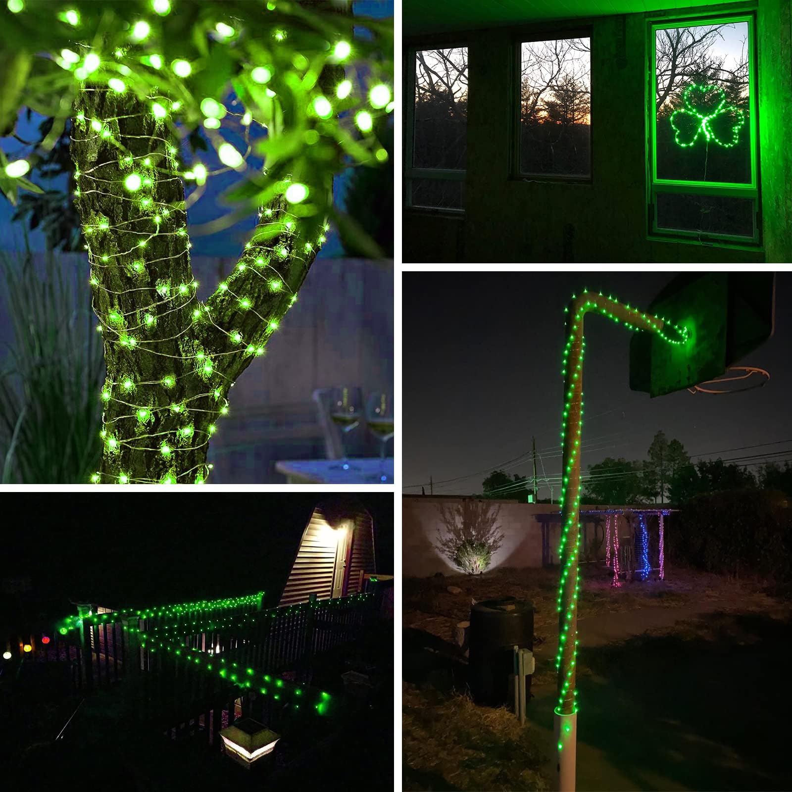 Solar String Lights Outdoor, 2-Pack 80Ft 200 Led Solar Christmas Twinkle Lights Outside Waterproof Copper Wire 8 Modes Solar Fai
