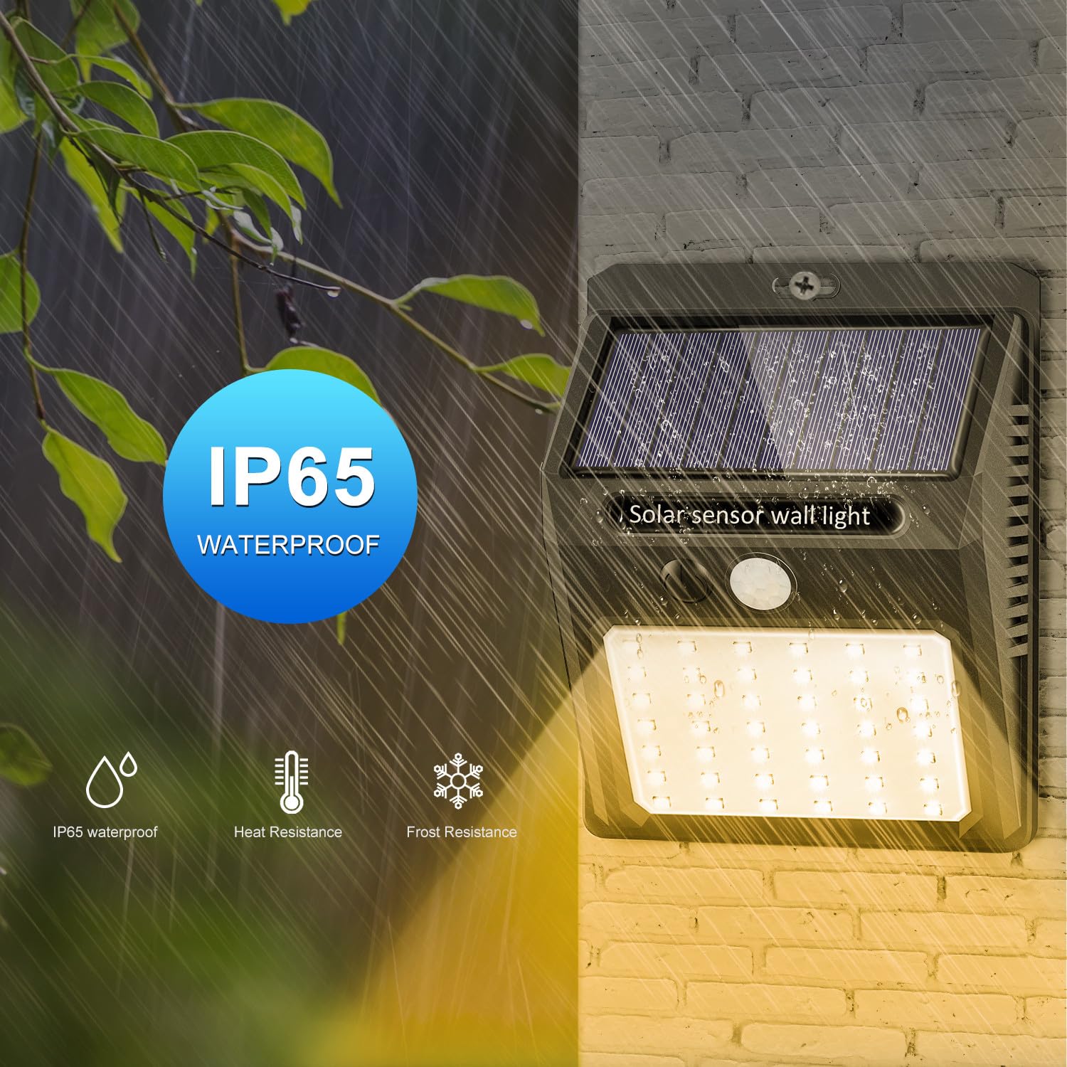 Solar Lights Outdoor, 6 Pack Solar Motion Sensor Outdoor Lights With 3 Lighting Modes, Ip65 Waterproof Solar Fence Lights For Ho