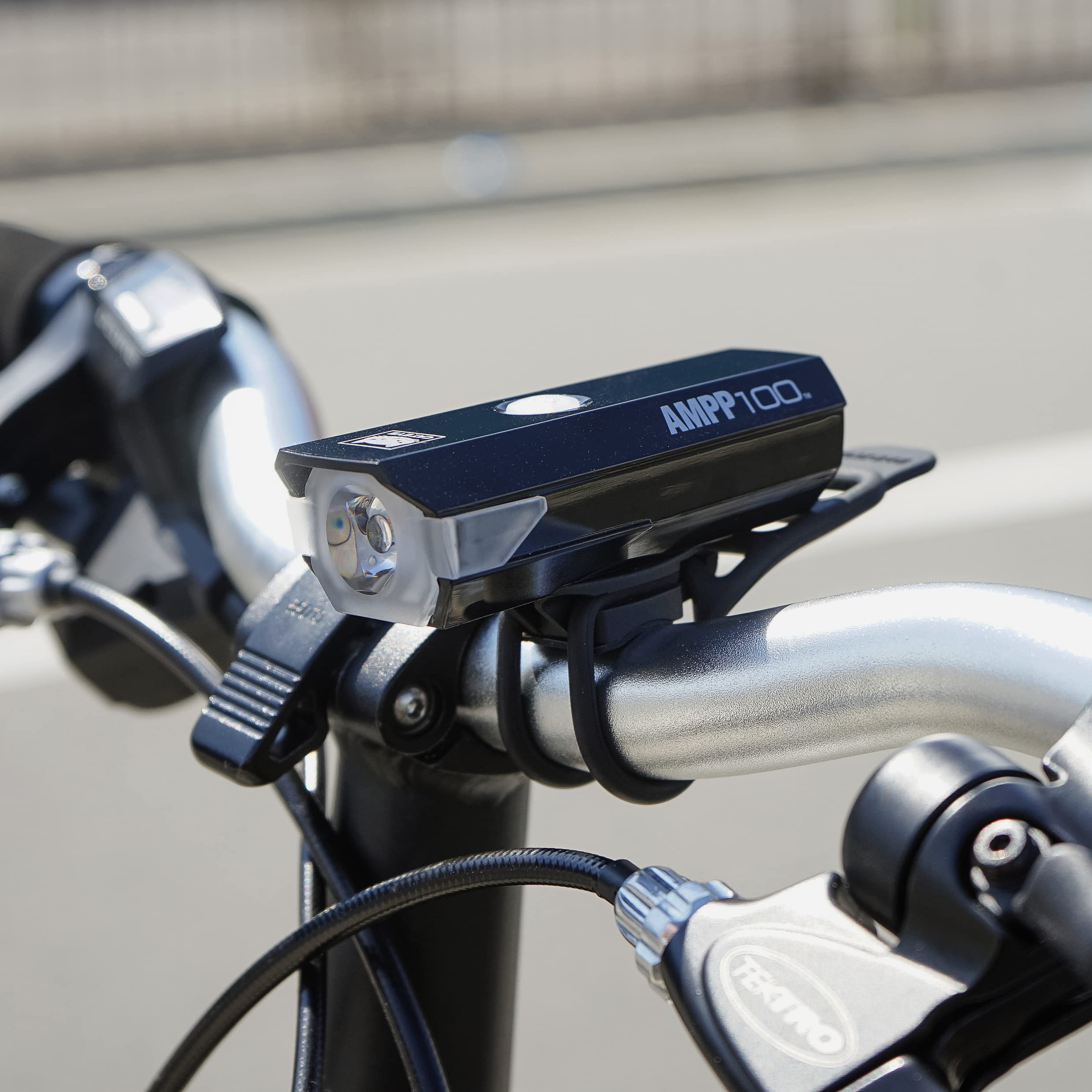 Cateye - Ampp100 Usb Rechargeable Bike Headlight