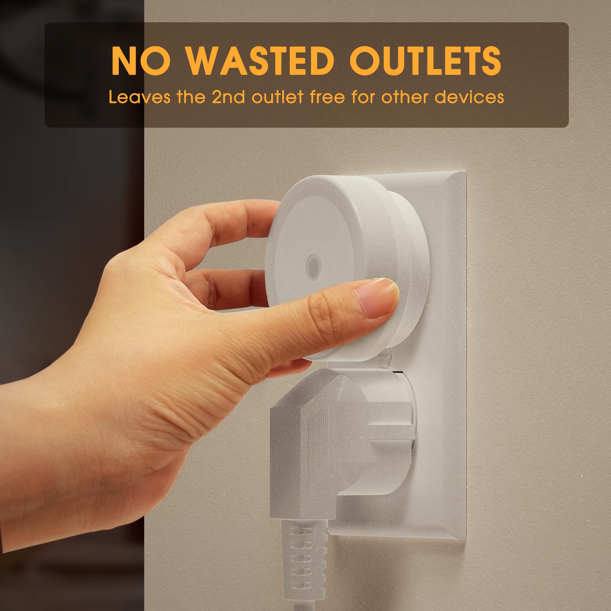 Briignite LED Night Lights, 4 Pack Warm White, Plug-in with Light Sensors, Model NL00102, Ideal for Kids Room, Bathroom, Hallway