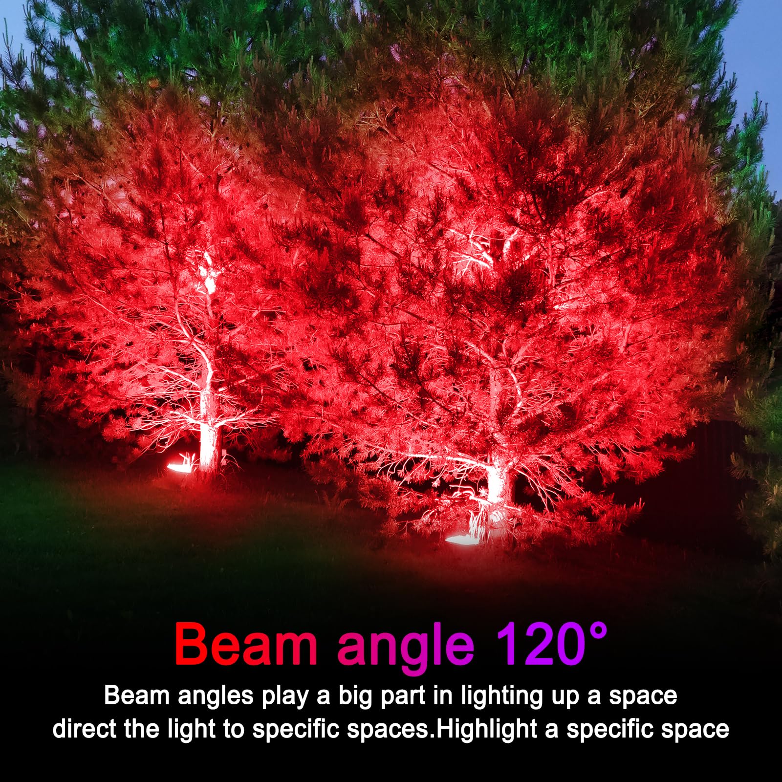 LOXYEE PAR38 Flood Light Bulb, Dimmable, E26 Base, 20W Replace to 200W, 2 Pack, Red