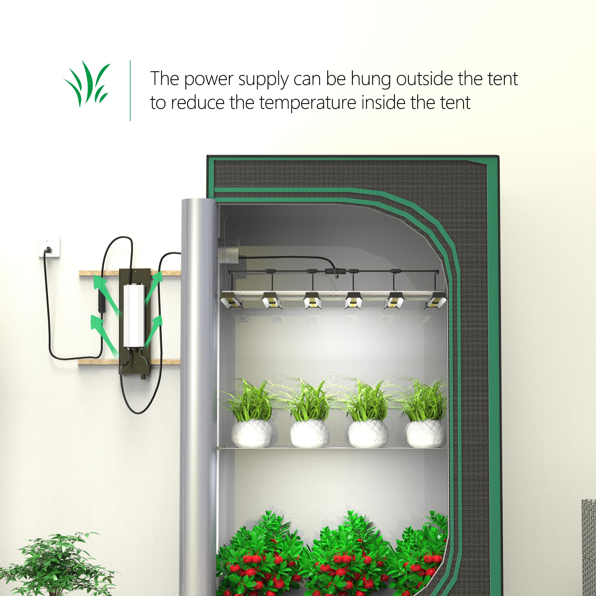 Grow Light Farmlite Led Grow Lights For Indoor Plants Bar Full Spectrum Led Growing Light Plant Hanging Growing Lamps Seedling D