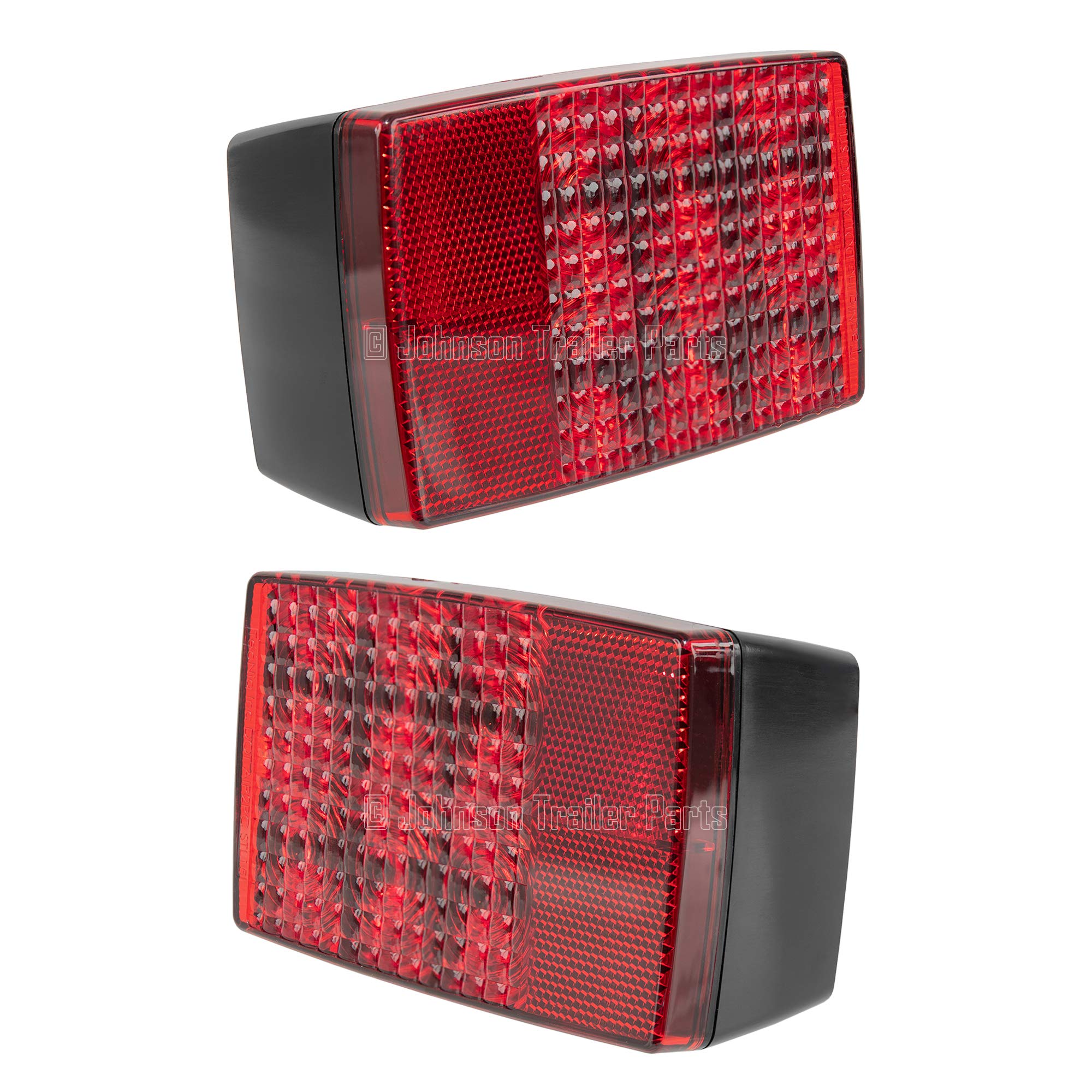 Submersible Led Tail Light Kit | 6&quot; Multifuction Box Led Trailer Lights | Includes Electrical Connectors And Mounting Hardware