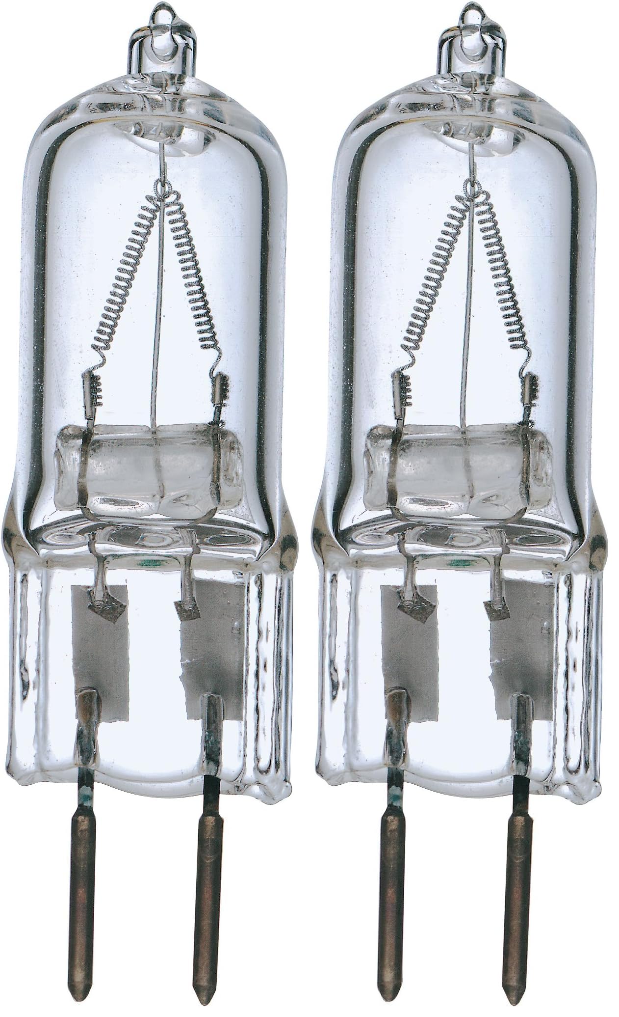 Satco S3427 1/Card 120V 50-Watt T4 GY6.35 Base Light Bulb, Clear (Pack of 2)