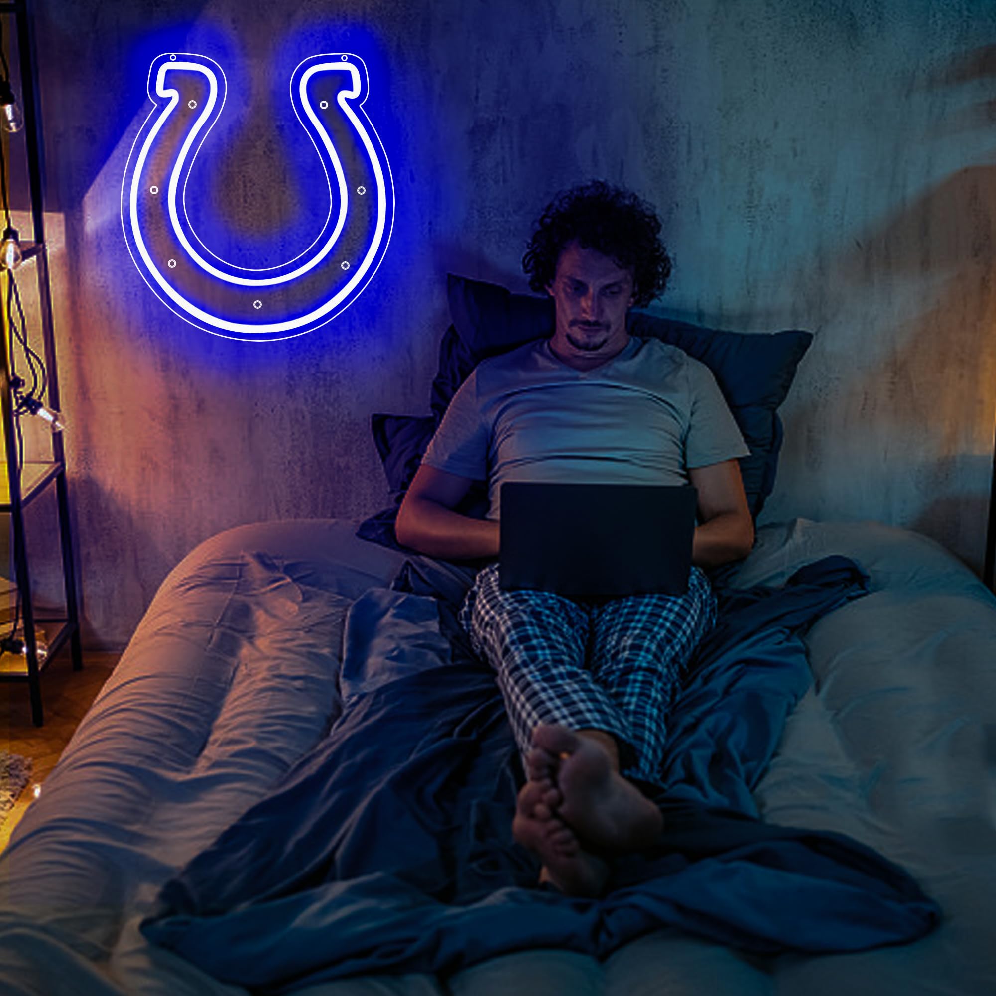 Football Neon Sign For Wall Decor Football Led Neon Light For Man Cave Birthday Gifts For Rugby Fans With Rugby Team Light Up Sign For Party Club Bar Dorm Size12.9 * 13.7In(Zyld116)
