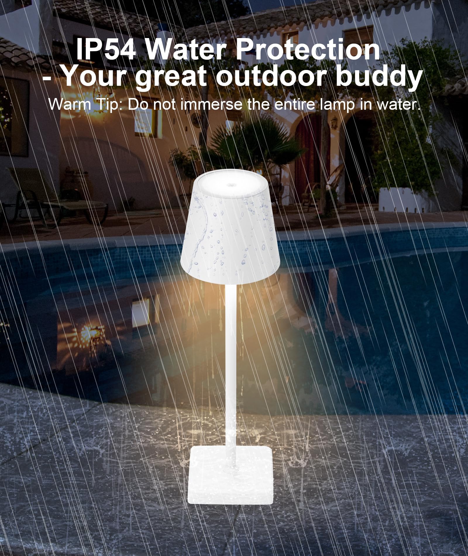 Hasun 2 Pack Rechargeable Table Lamp, Led Cordless Desk Lamp, 5200Mah Battery Operated Table Light, 3 Color Stepless Dimming Up