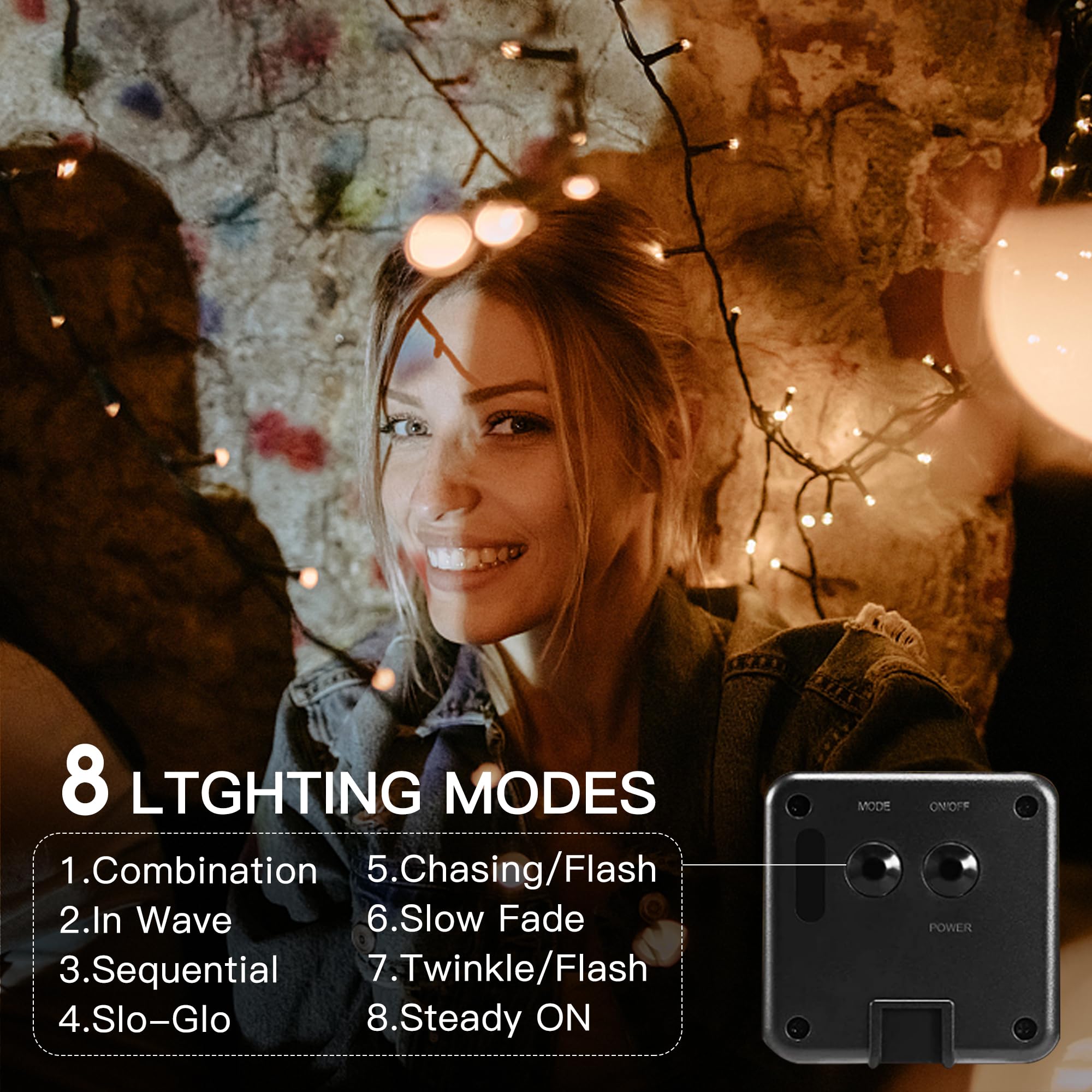 Vimorg Solar String Lights Outdoor, 2 Pack 170Ft 480 Led Waterproof Solar Christmas Lights With 8 Lighting Modes For Tree Xmas Decorations