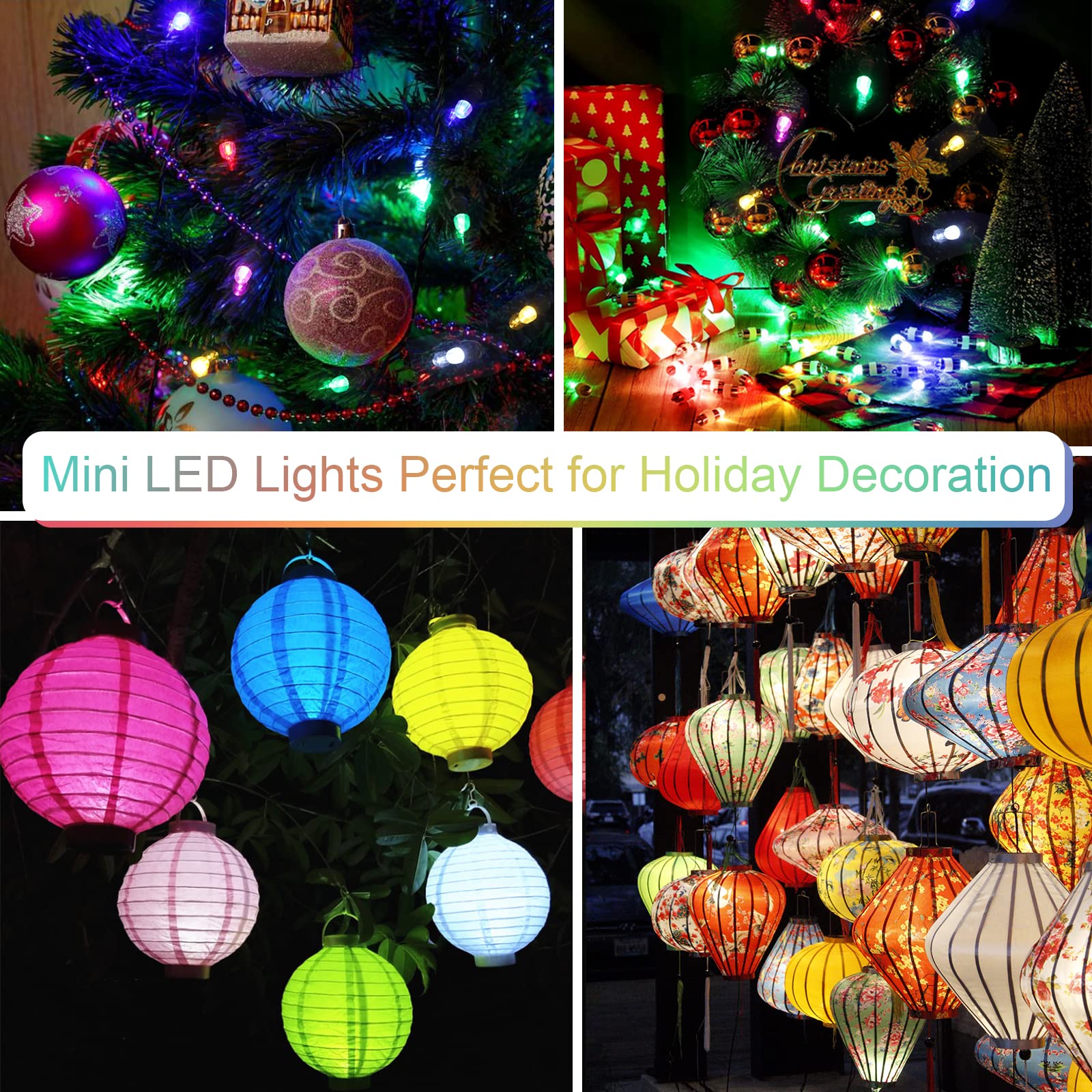 Acmee Waterproof LED Lanterns, Purple, Pack of 24, Battery Powered, Model GM032V-24 for Parties & Weddings
