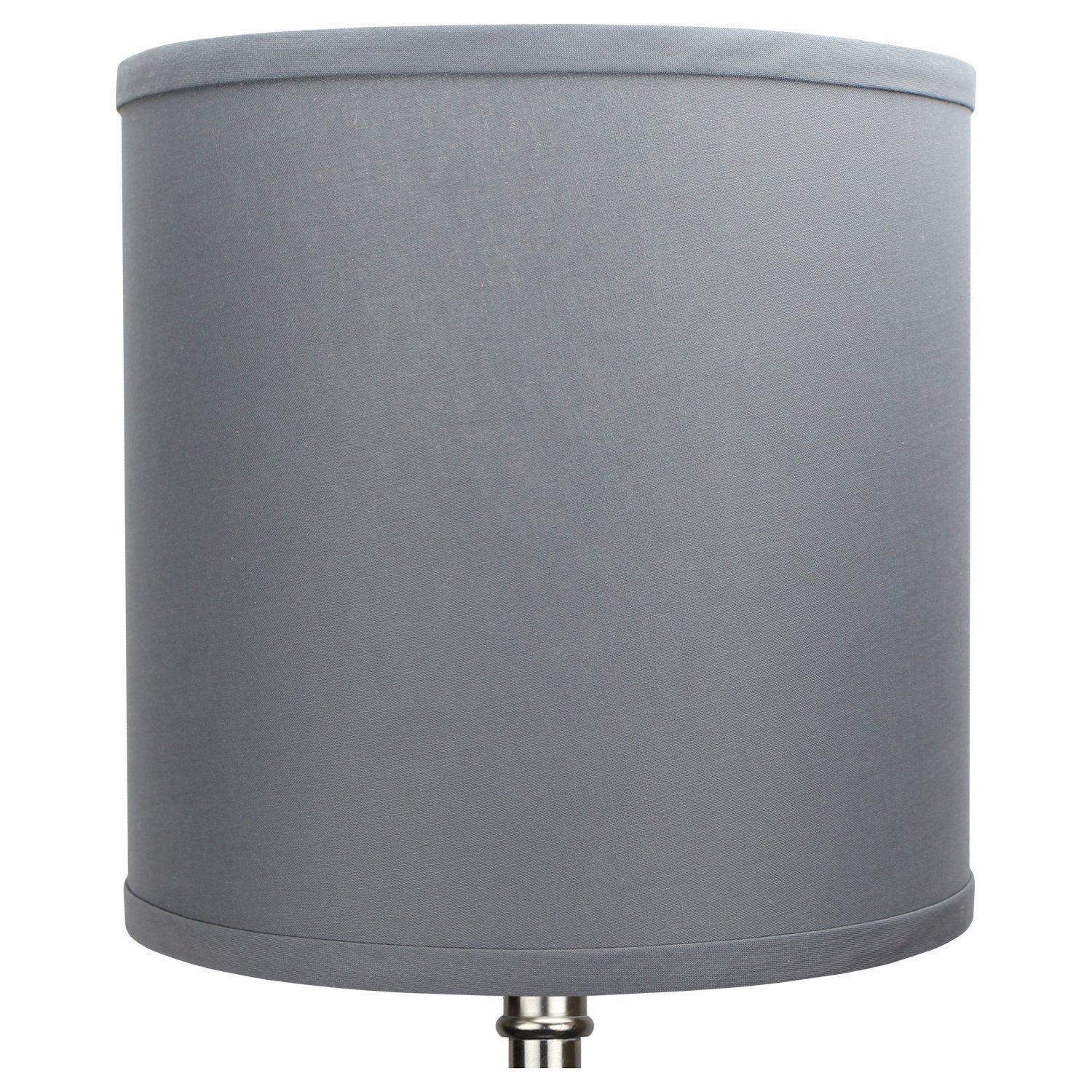Fenchelshades.Com 10'' Top Diameter X 10'' Bottom Diameter 10'' Height Fabric Drum Lampshade Spider Attachment (Linen Graphite)