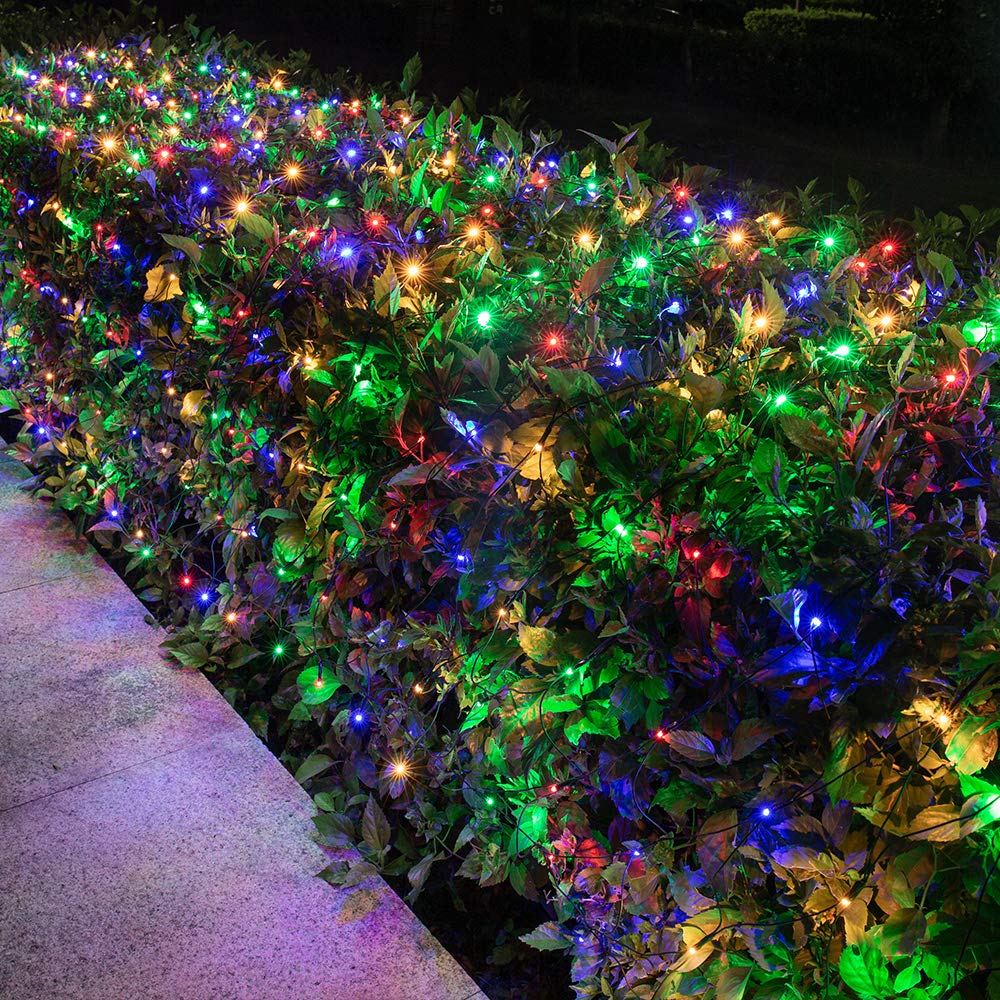 Lomotech 360 LED Christmas Net Lights, 12ft x 5ft, Multicolor, Waterproof, Connectable, Model GP-SW290DC0209-IP44