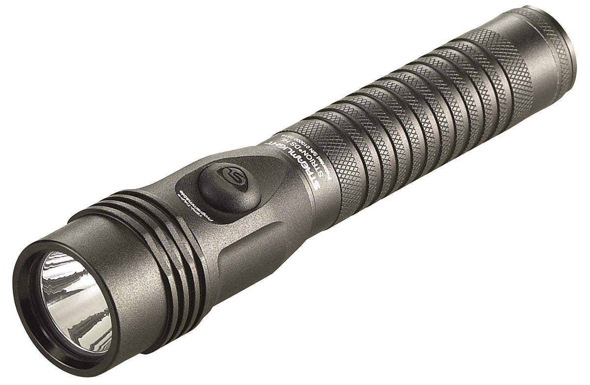 Streamlight 74612 Strion Ds Hl 700-Lumen Rechargeable Flashlight With Iec Type A (120V/100V) Ac/12V Dc, And 2 Holders, Black