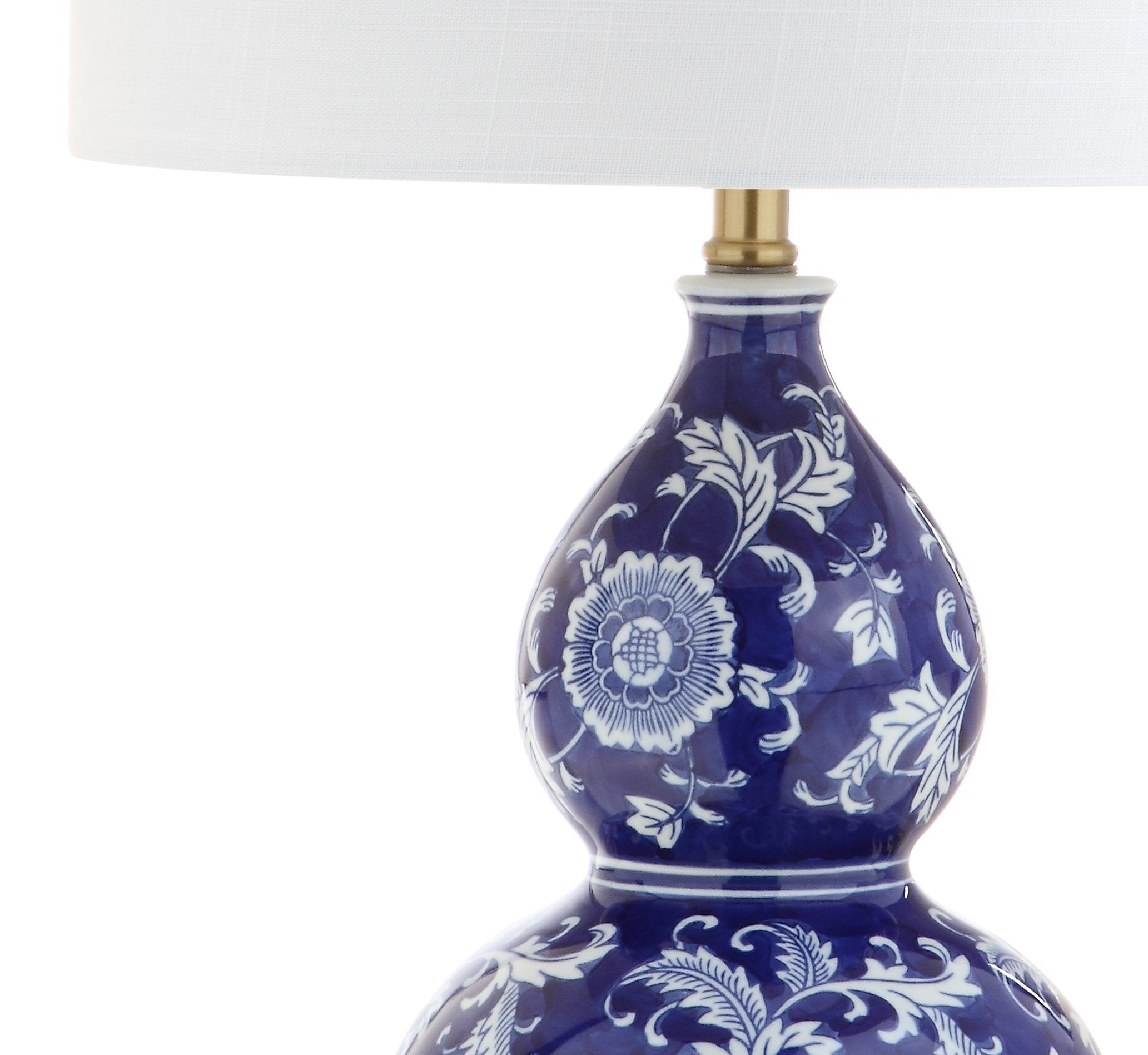 Jonathan Y Ceramic Chinoiserie Led Table Lamp, 27 Blue/White, Model Jyl3003A For Bedroom, Living Room, Office, Led Bulb Included