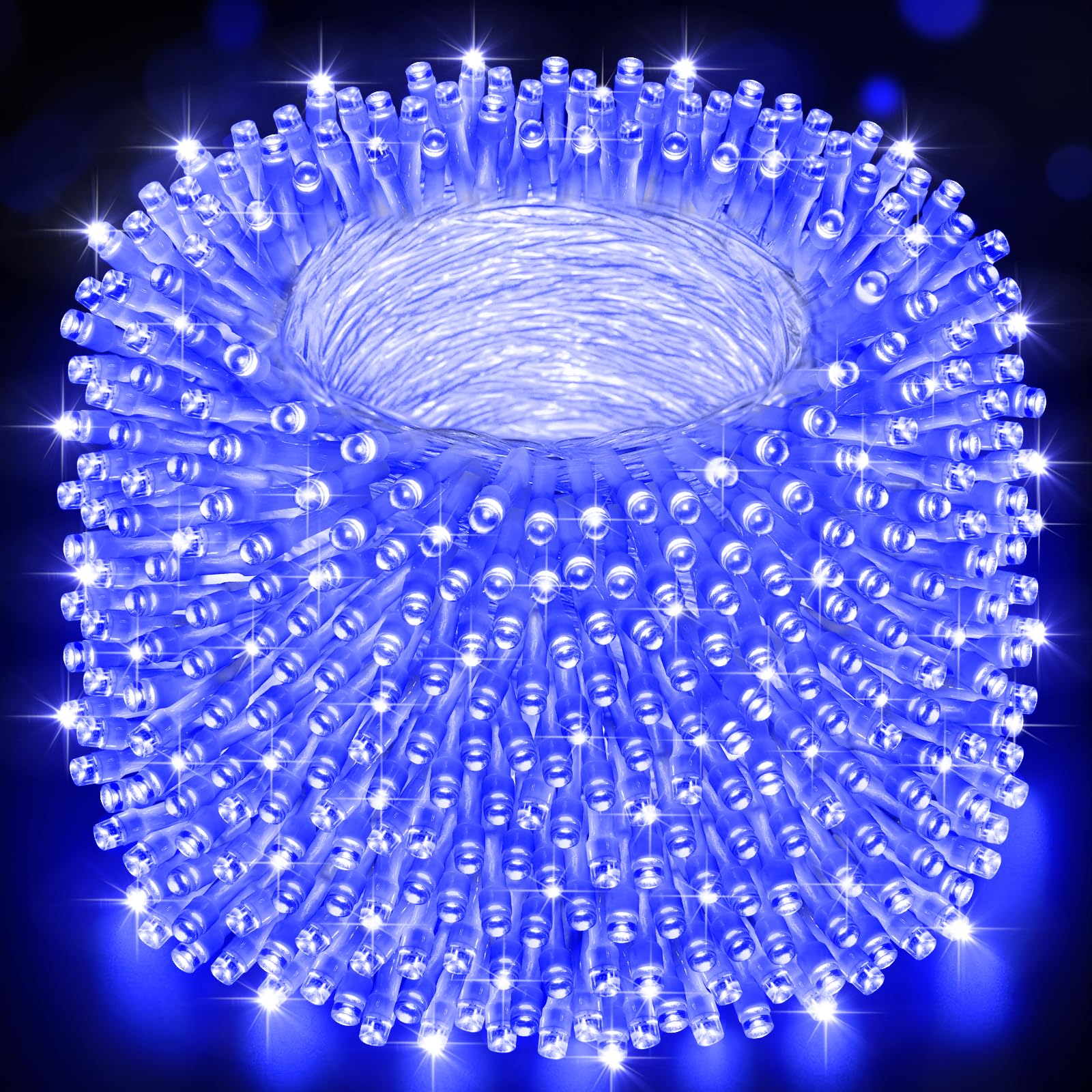 Heceltt LED String Lights 1300 Lights, 522FT, 8 Modes, Waterproof, Blue, Model BG-CL3M3-306L01