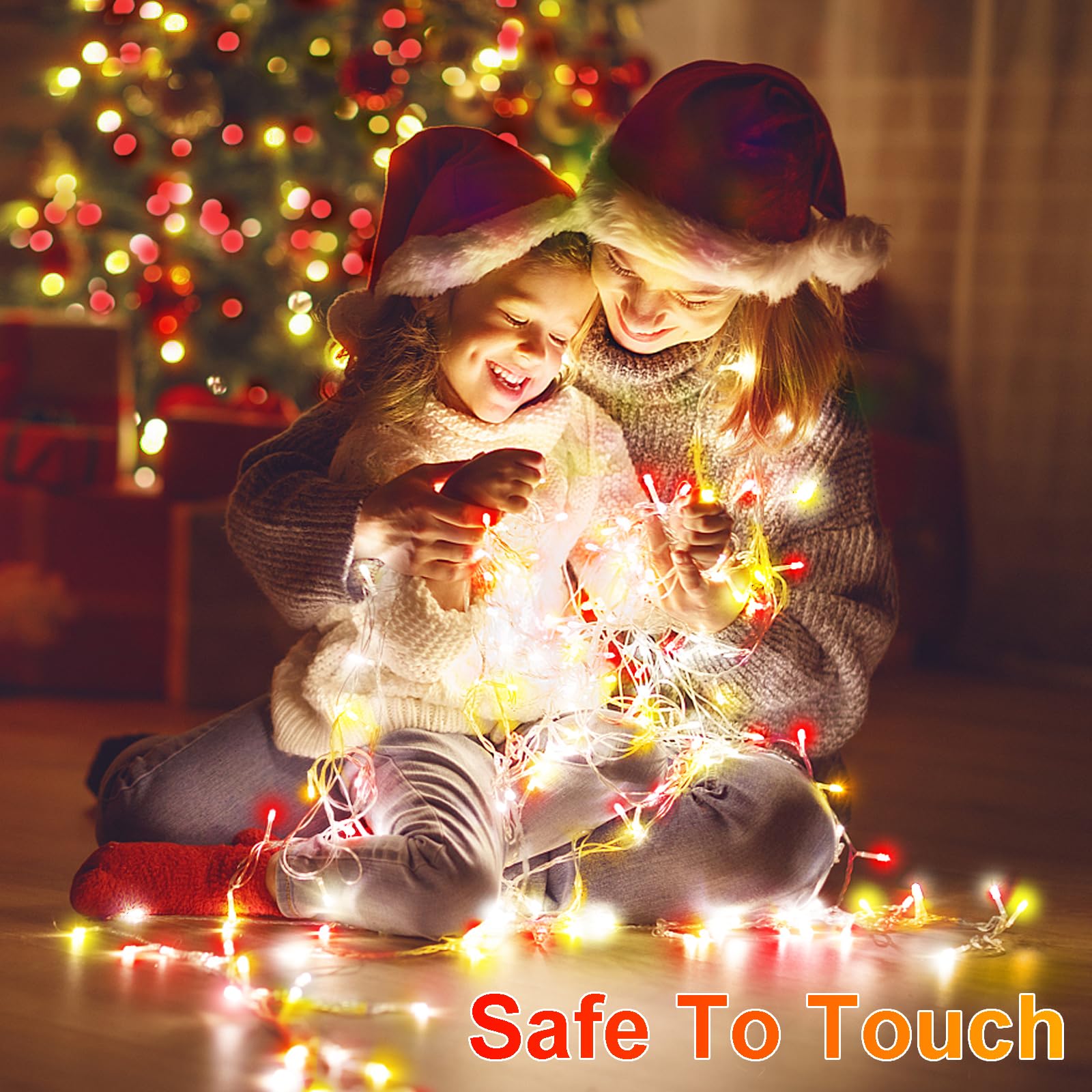 403 Ft 1000 Led Christmas Lights Outdoor Decorations Super Long Fairy Lights Waterproof 8 Modes Timer Clear Wire String Lights F