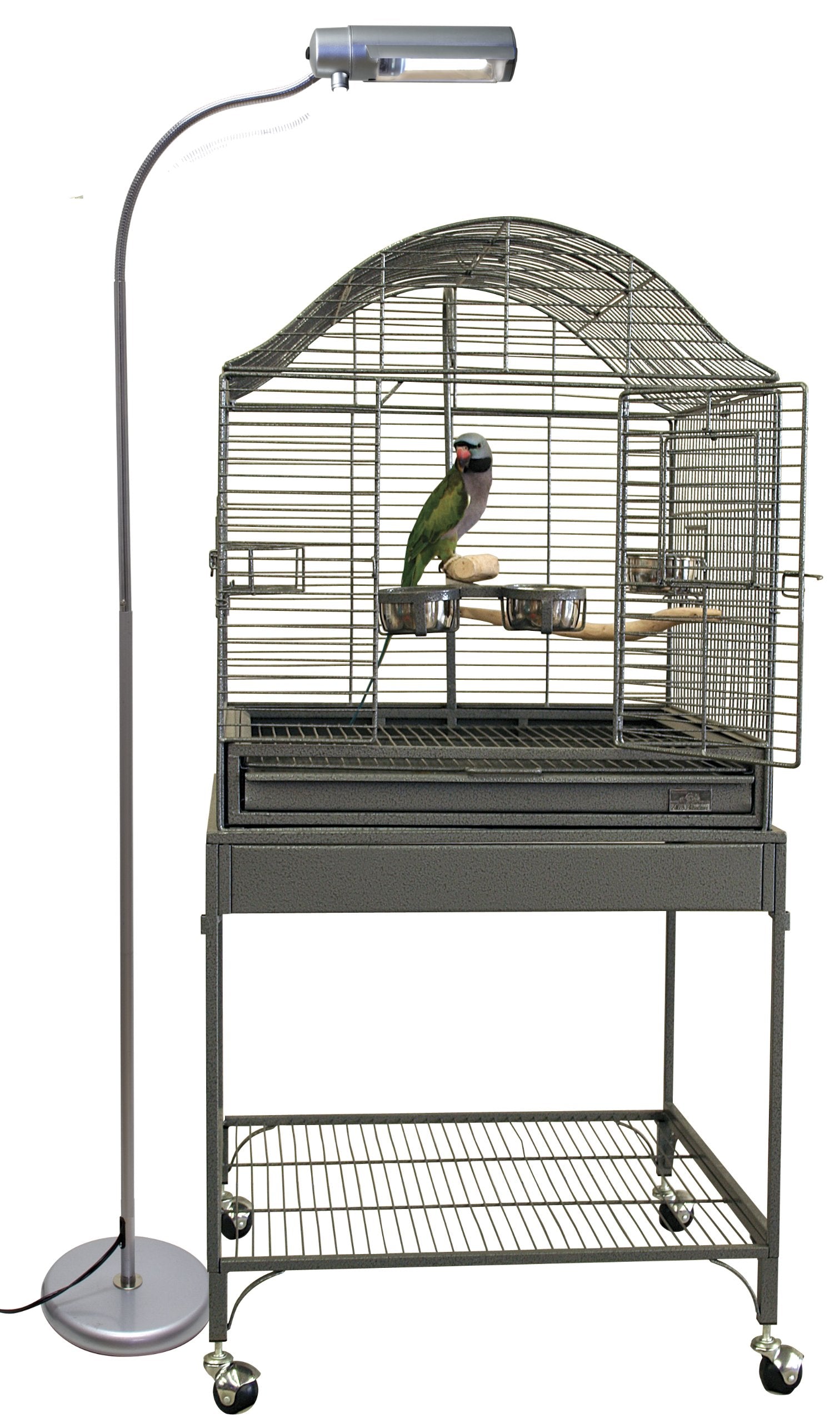 Zoo Med AvianSun Deluxe Floor Lamp - Plastic, One Size, Yellow, Model AFL10 (Bulb Not Included)