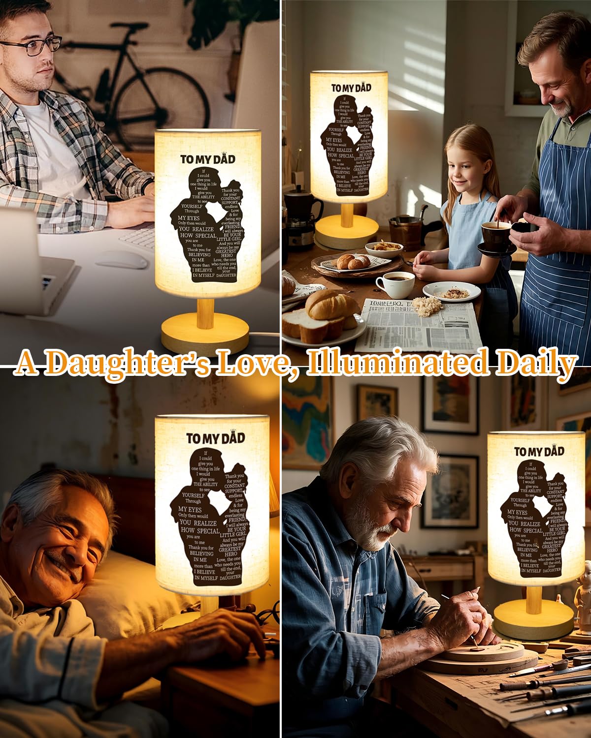 Souhoney Gifts For Dad From Daughter, Dad Birthday Gifts From Daughter, Father Gifts Who Have Everything For Fathers Day, Daddy