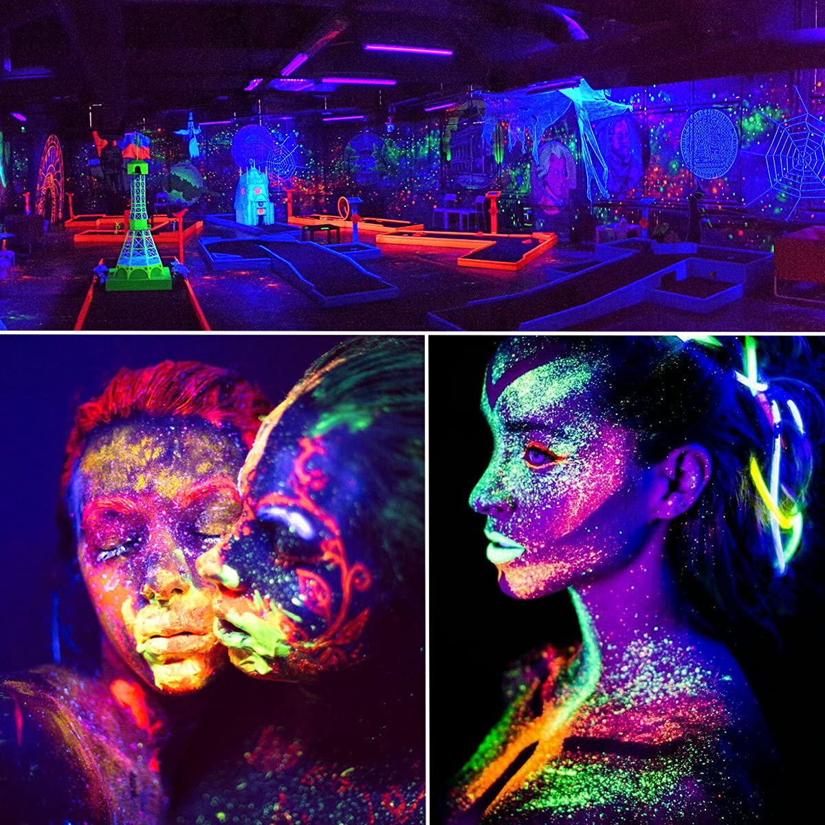 Yqnlifa Waterproof 40Ft/12M Black Light Strip, Ip65 Black Light Fixtures Kit, 720 Led Strip With 12V Power Supply For Outdoor Indoor Halloween Glow Neon Party Resin Curing Display Cabinet Posters Boat