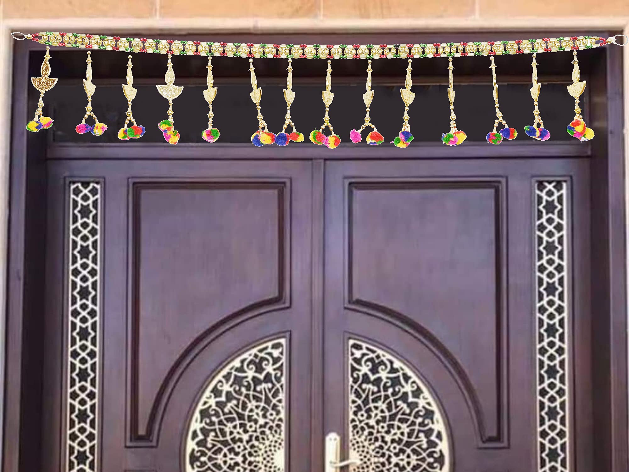 toran bandwarl for Diwali Decoration Diya for Main Pooja Entrance Door toranam Navratri Onam Pongal.