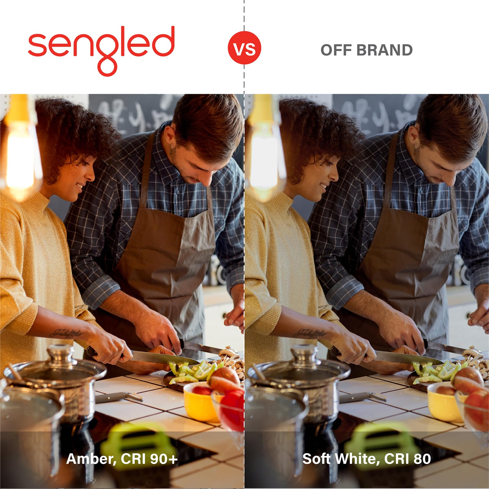 Sengled Smart Edison Bulbs, Vintage ST19 LED, 60W Equivalent, Amber Warm 2000K, Bluetooth Mesh, 2 Pack