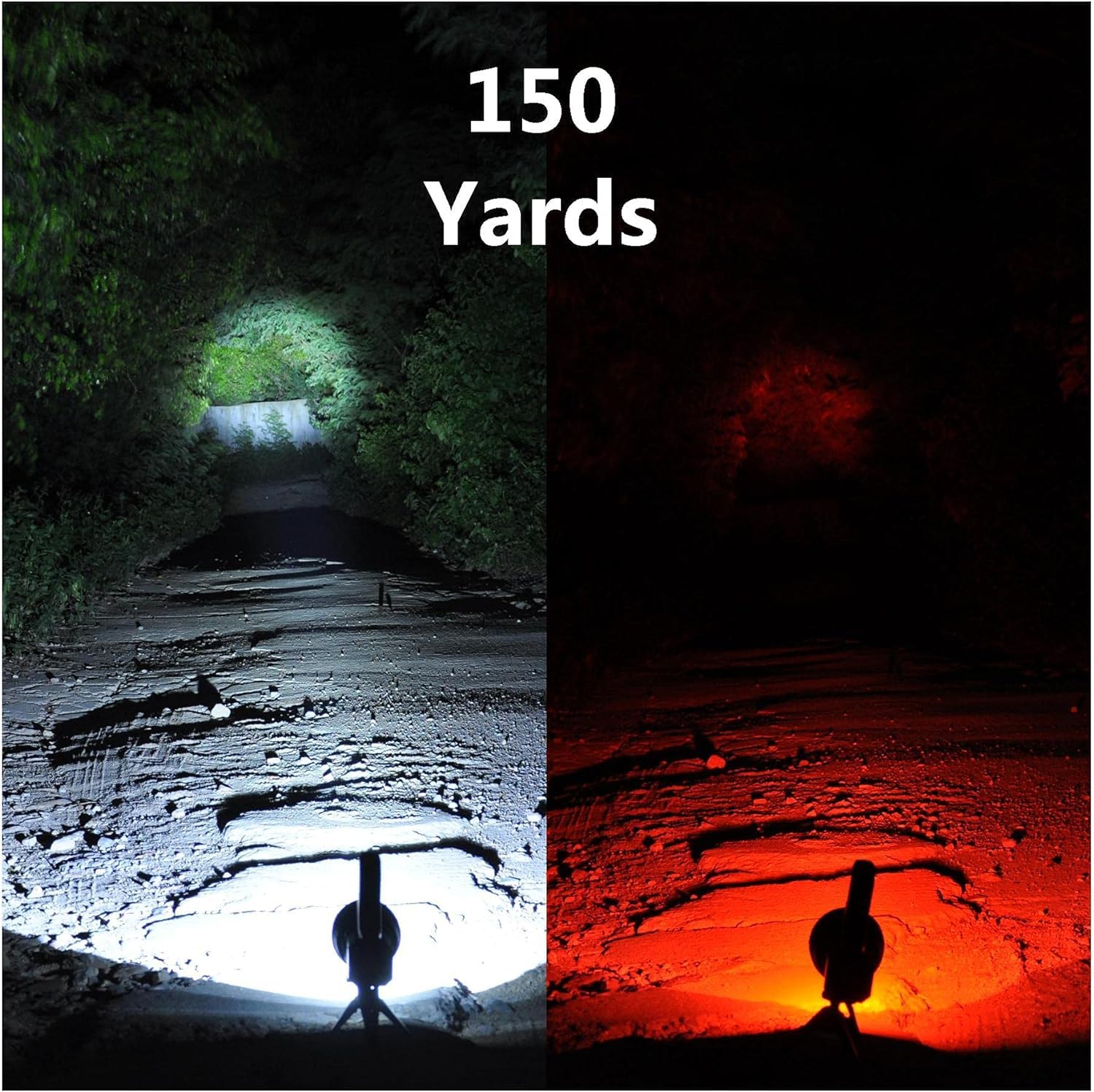 BIGSUN Rechargeable Spotlight Flashlight 100000 Lumen 10000mAh Power Bank Model Q953C3