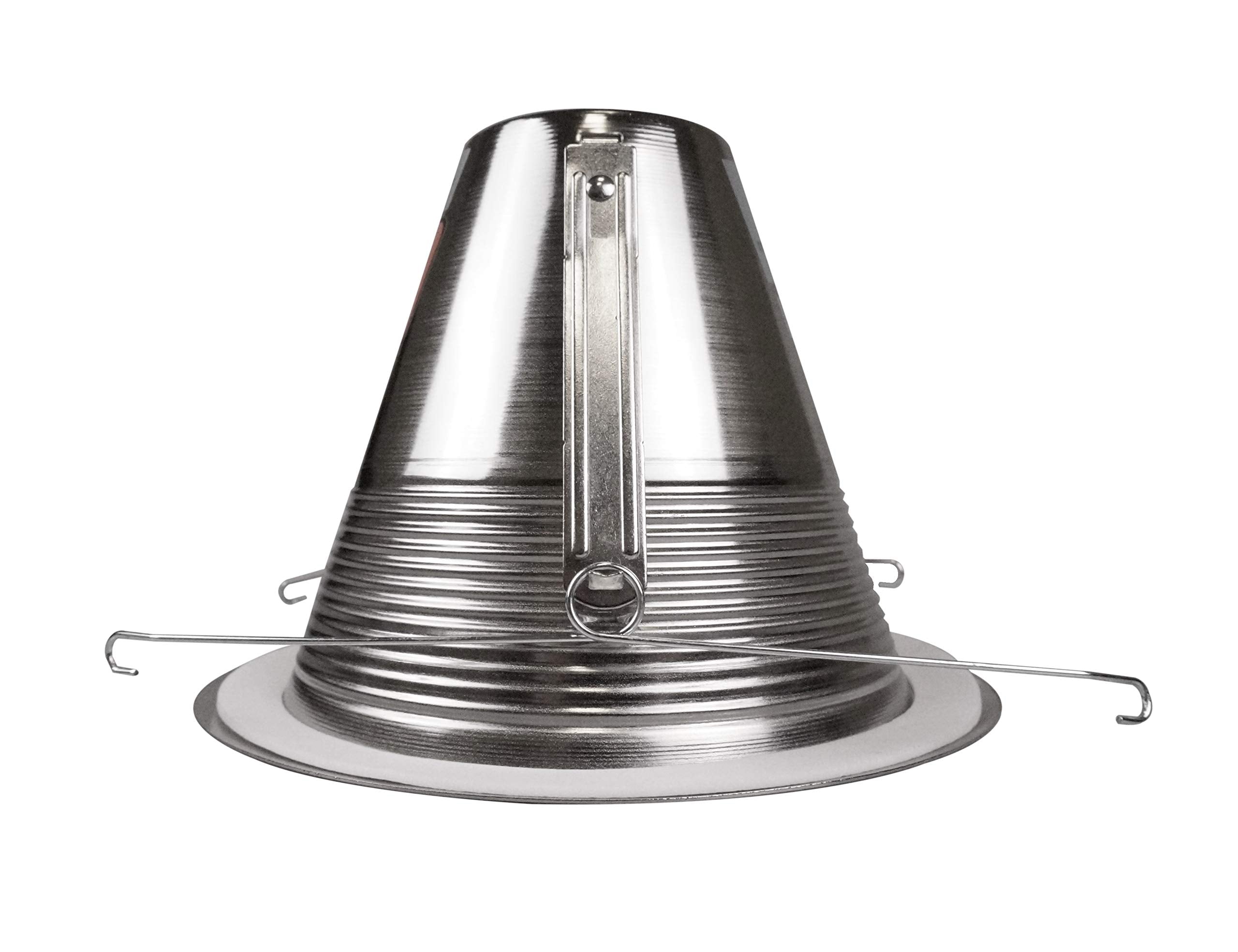 Nicor Lighting 6 Inch Nickel Airtight Cone Baffle Trim  Fits 6 Inch Housings (17550Ank)
