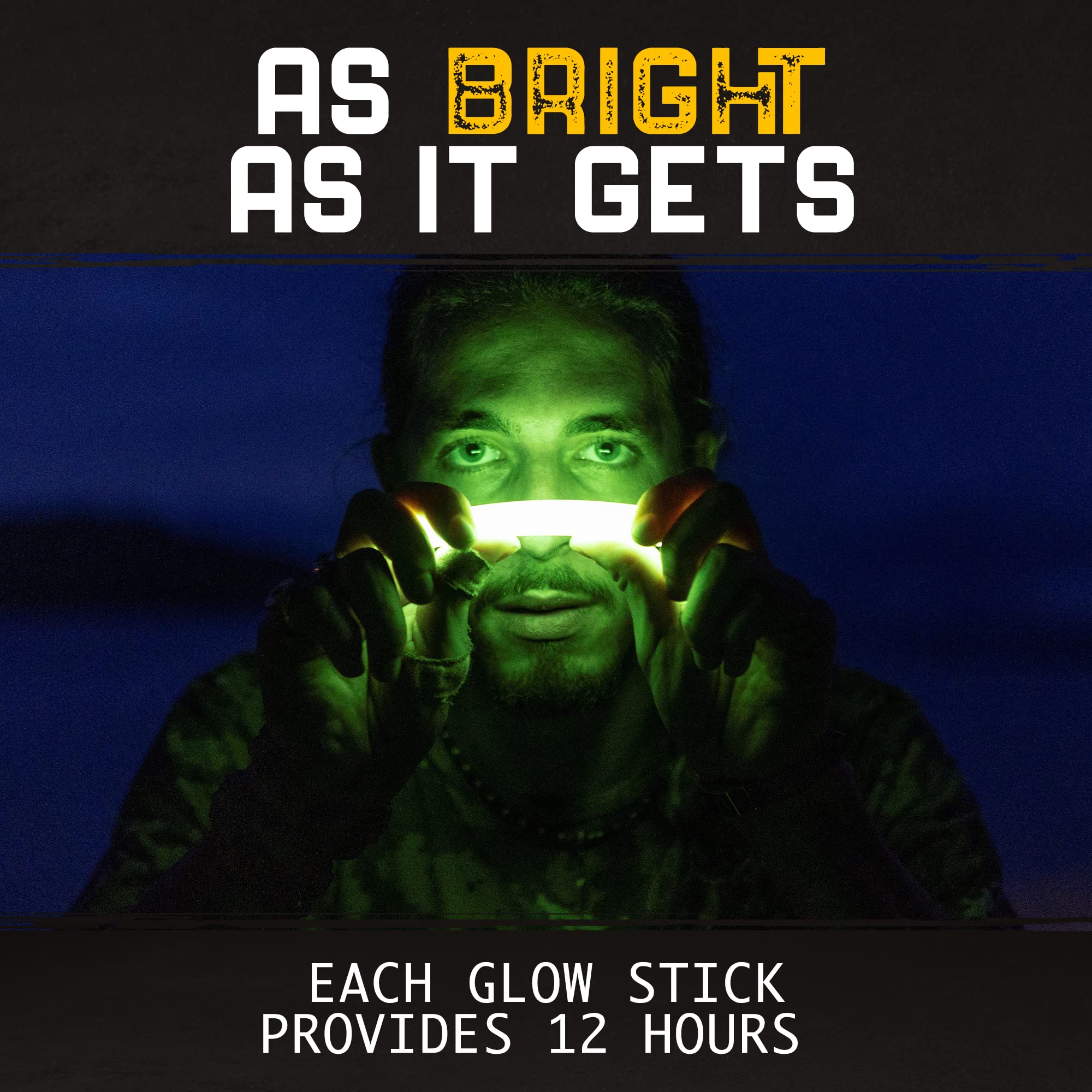 30 Ultra Bright Glow Sticks In Bulk - Multi Use Glowsticks For Halloween, Parties, Camping, Emergency Light And Survival Kit - 1