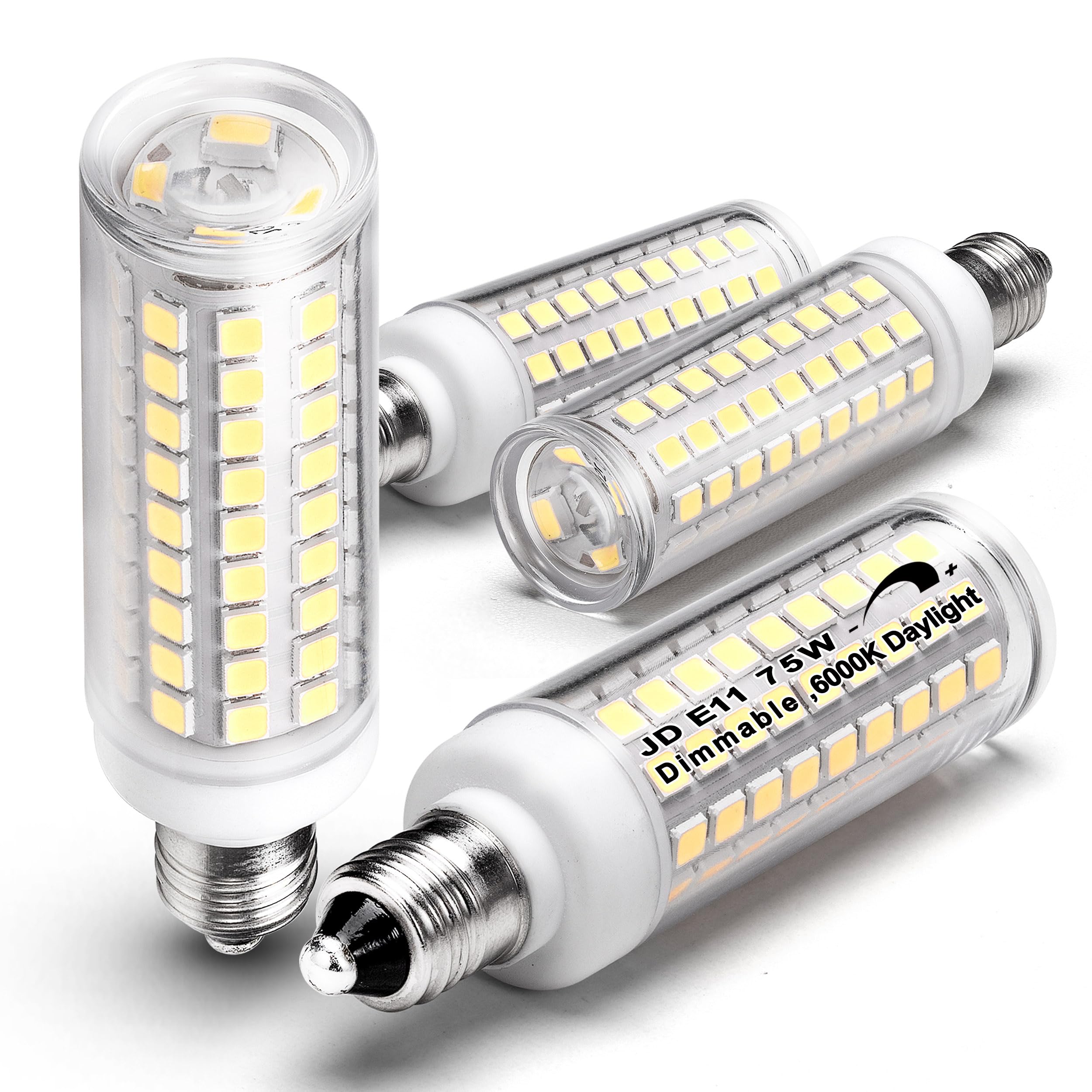 Jde11 Led Bulbs 120V 75W Halogen Candelabra Bulbs Equivalent Dimmable,T3 T4 Mini Base Jd E11 Bulb, 6000K Daylilght White 7W 750L