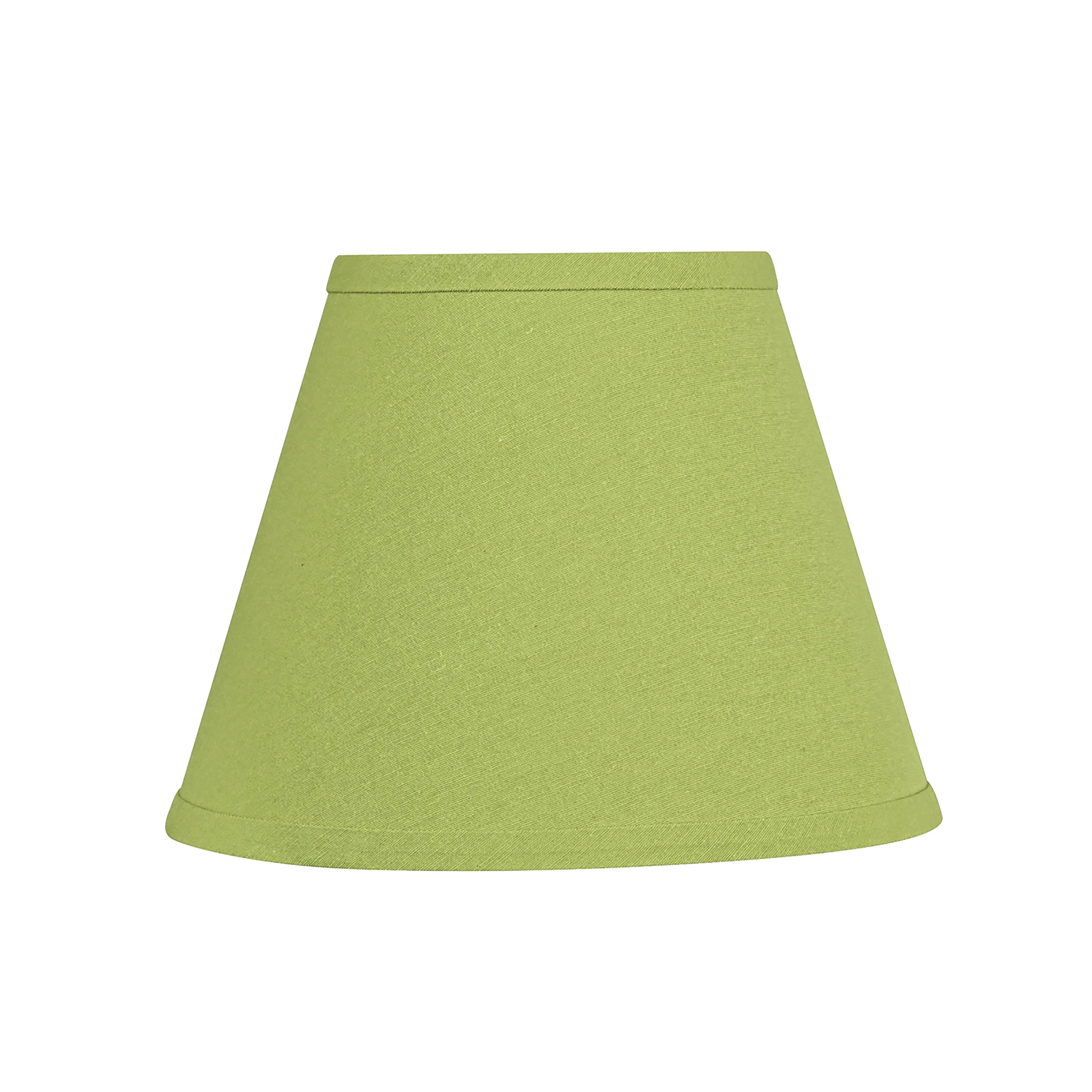 Aspen Creative 58905A, Empire Uno Lamp Shade, Lime Green, 5'' Top X 9'' Bottom X 7'' Slant Height, Slip Uno 33Mm