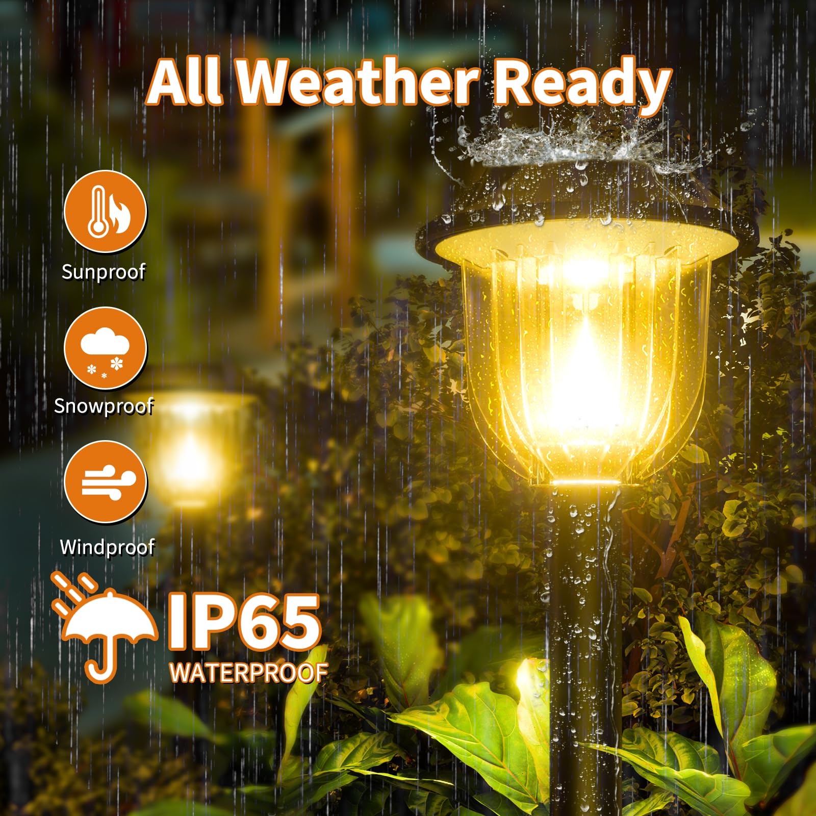 High-Power Led Solar Lights For Outside,Super Bright 6 Pack Solar Lights Outdoor Ip65 Waterproof,Solar Pathway Lights,Garden Dec