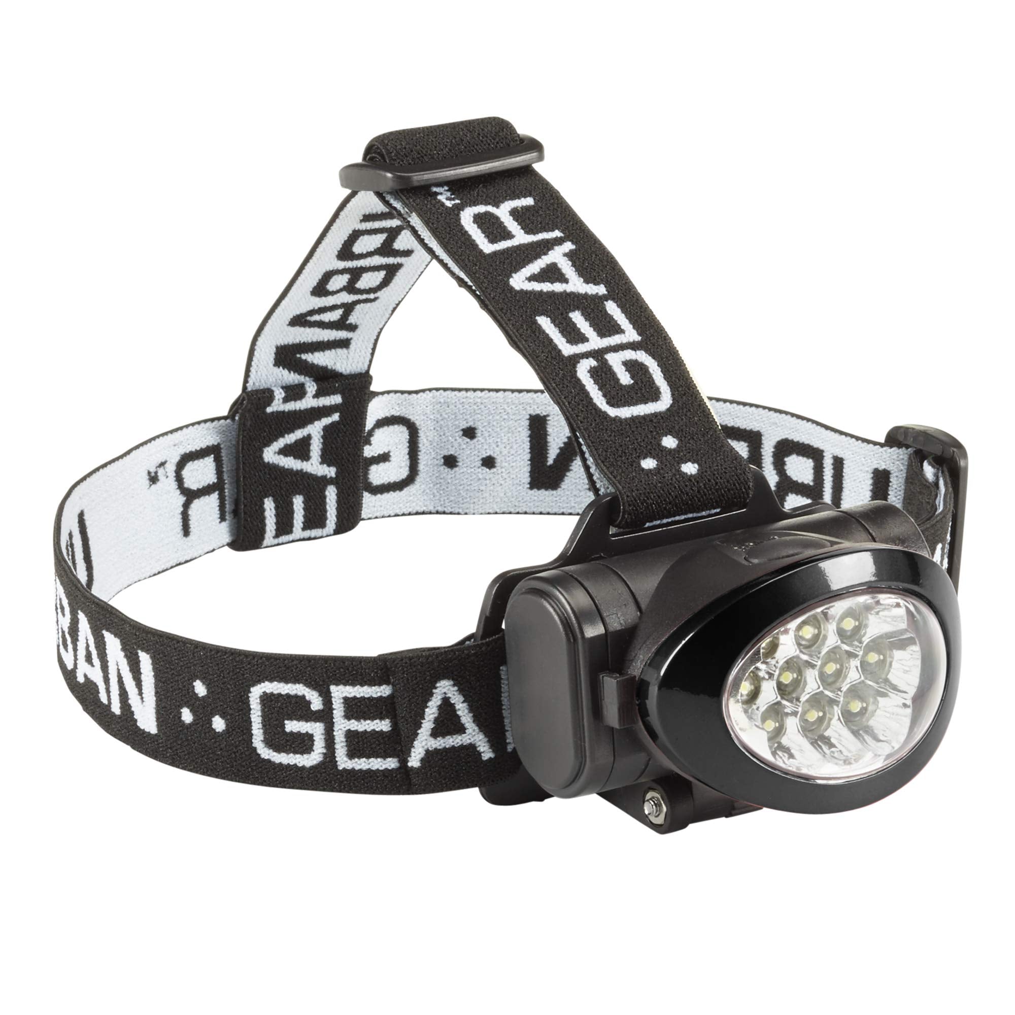 Lewis N. Clark 10 LED Headlamp Flashlight, 35 Lumen, Black, Model UT701BLK, Ideal for Running, Camping, Hiking, and More