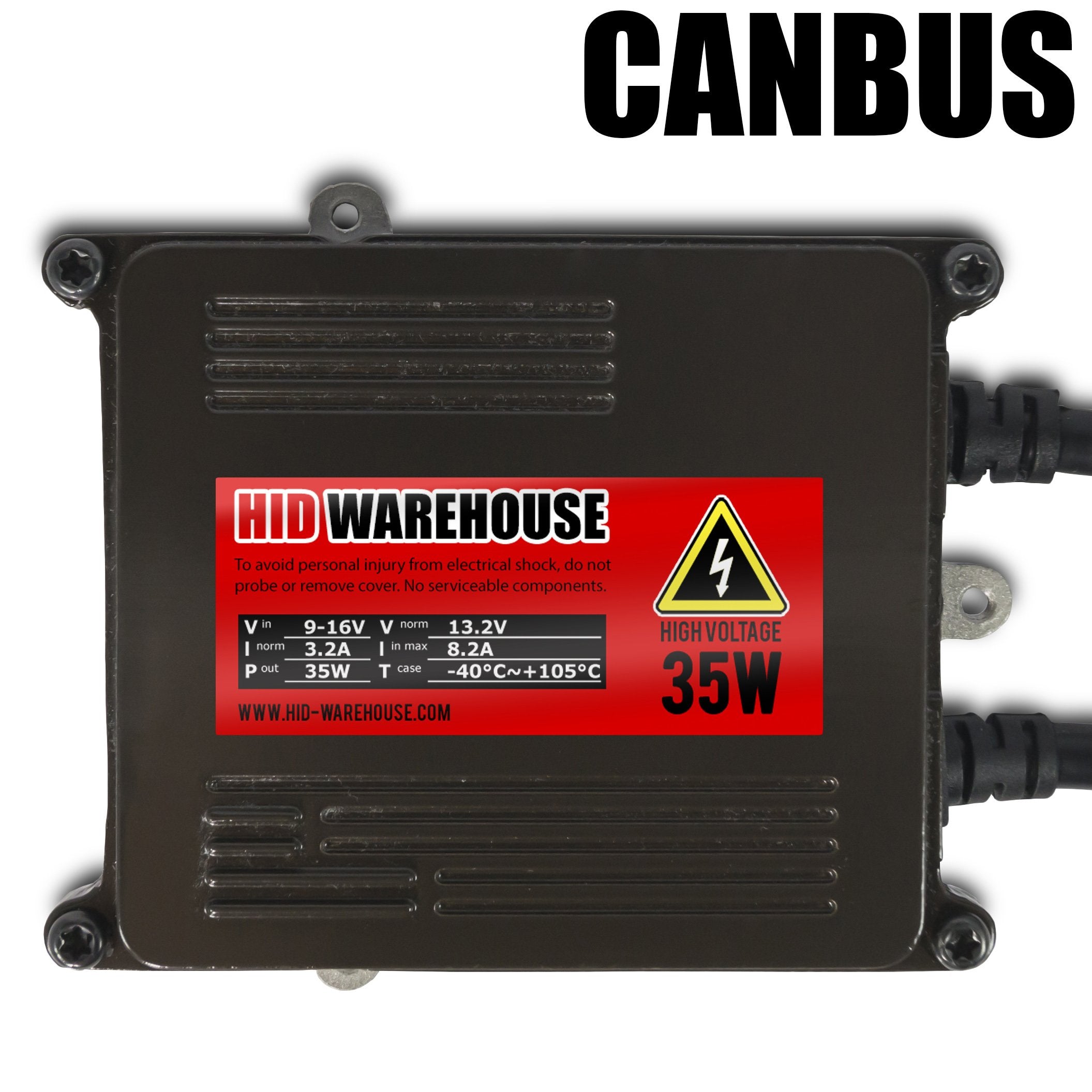 Hid-Warehouse Ac 35W Canbus Hid Xenon Premium Slim Ballast (Single - 1 Pcs)