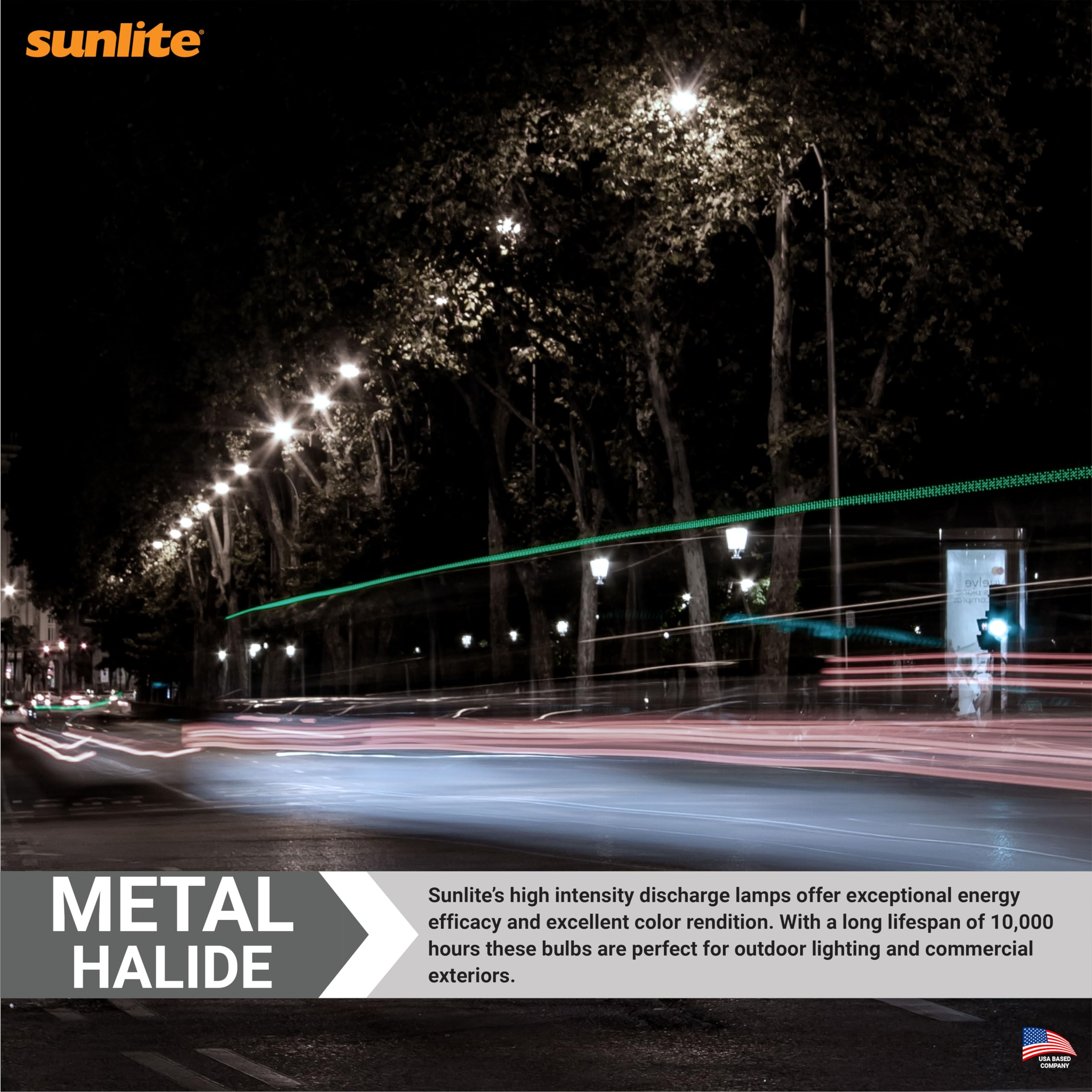 Sunlite Metal Halide Lamp 50W Clear Glass 03638-SU 1 Count