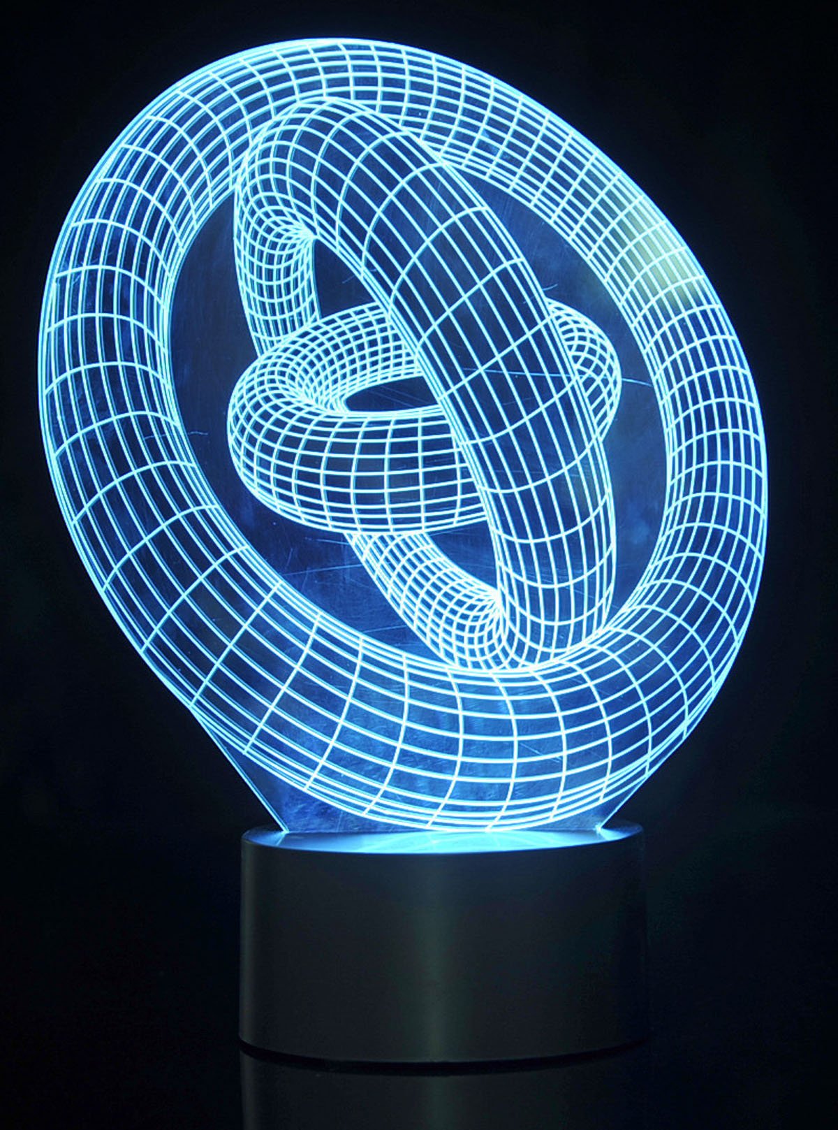 AZ Trading Optical Illusion 3D Ring-In-Ring Lighting