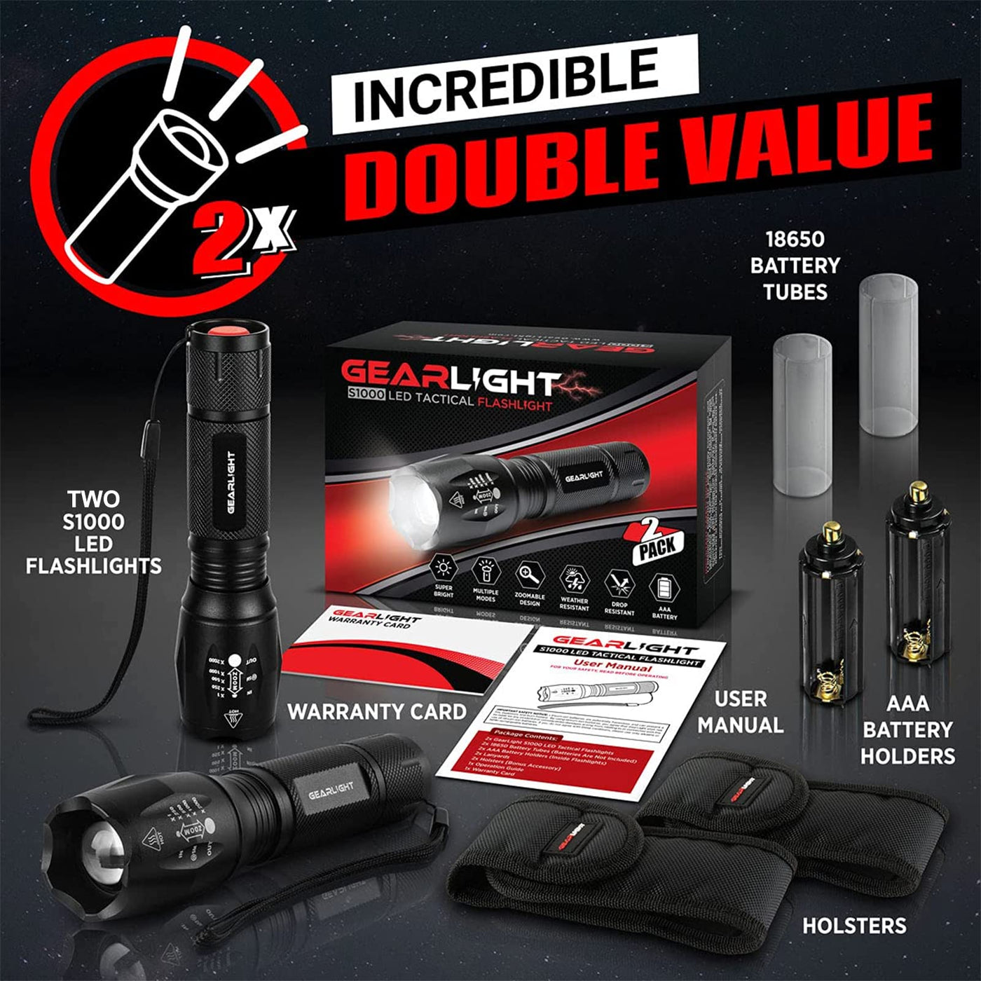 bts s1000 rechargeable flashlight Watch HONEST Review of the GearLight S1000. Is It Worth It? on Amazon Live offering hands GearLight S1000 LED Tactical Flashlight