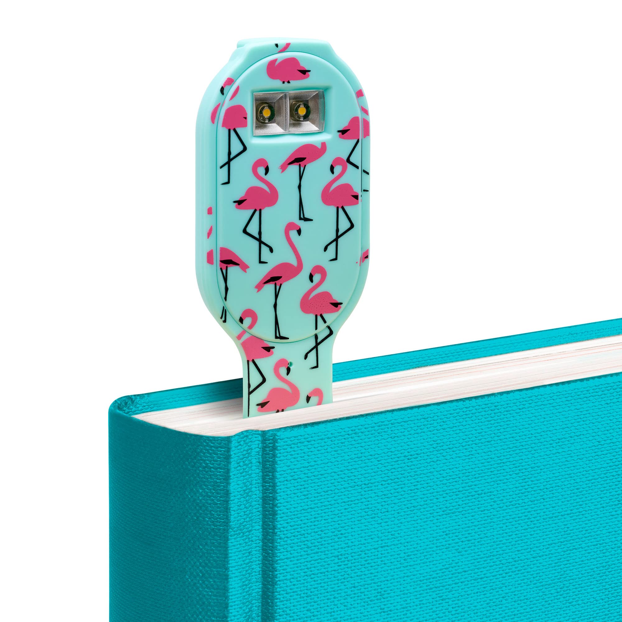 Gifts for Readers & Writers LED Reading Light, Rechargeable Bookmark & Clip-On, Flamingo Color, Model 2, well-made Material