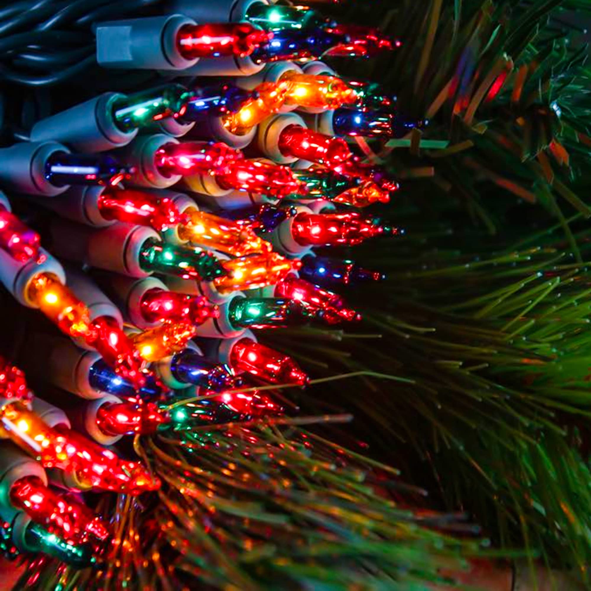 FUNPENY Christmas Lights, 66FT 300 Count, Clear String Lights, Green Wire, Indoor/Outdoor, Multi-Color, Model ZF-150-3/SB