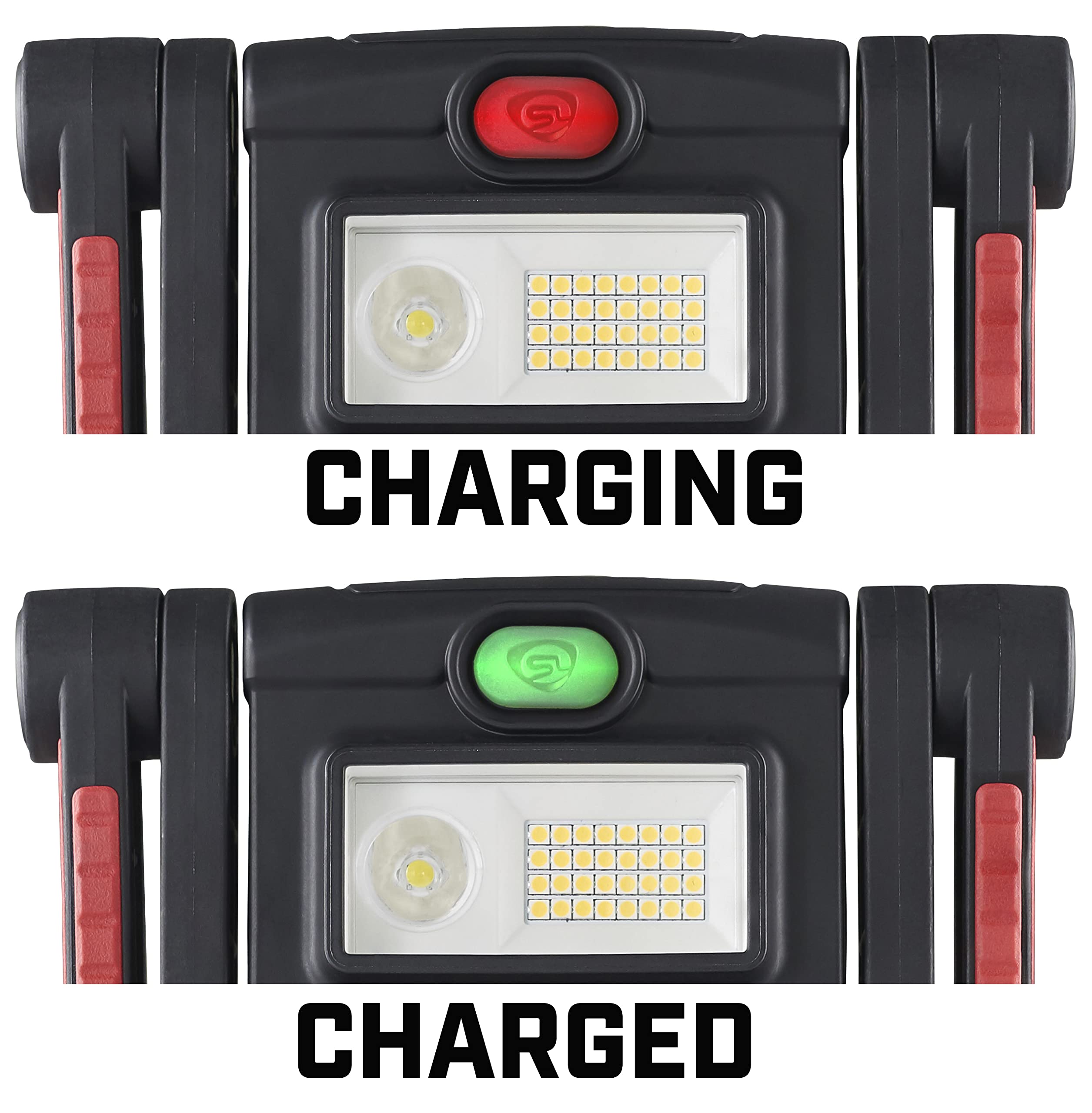 Streamlight Beartrap 61520 2000 Lumen Multi-Function Worklight With Magnetic Base And Hang Hook, 120V/100V Ac, Red