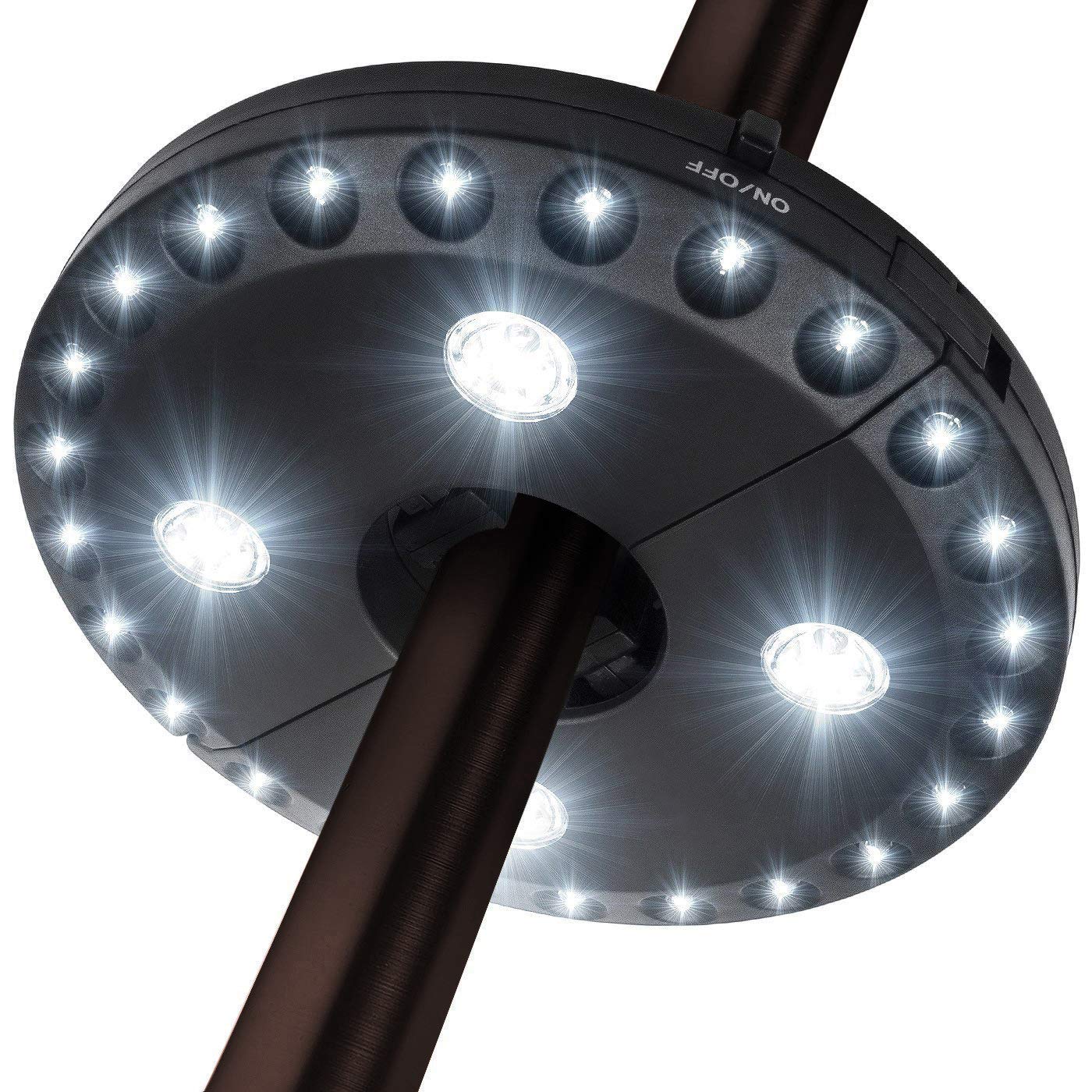 Forlivese Patio Umbrella Light - 28 Led, 3 Modes, Cordless, Battery Operated, Outdoor Use