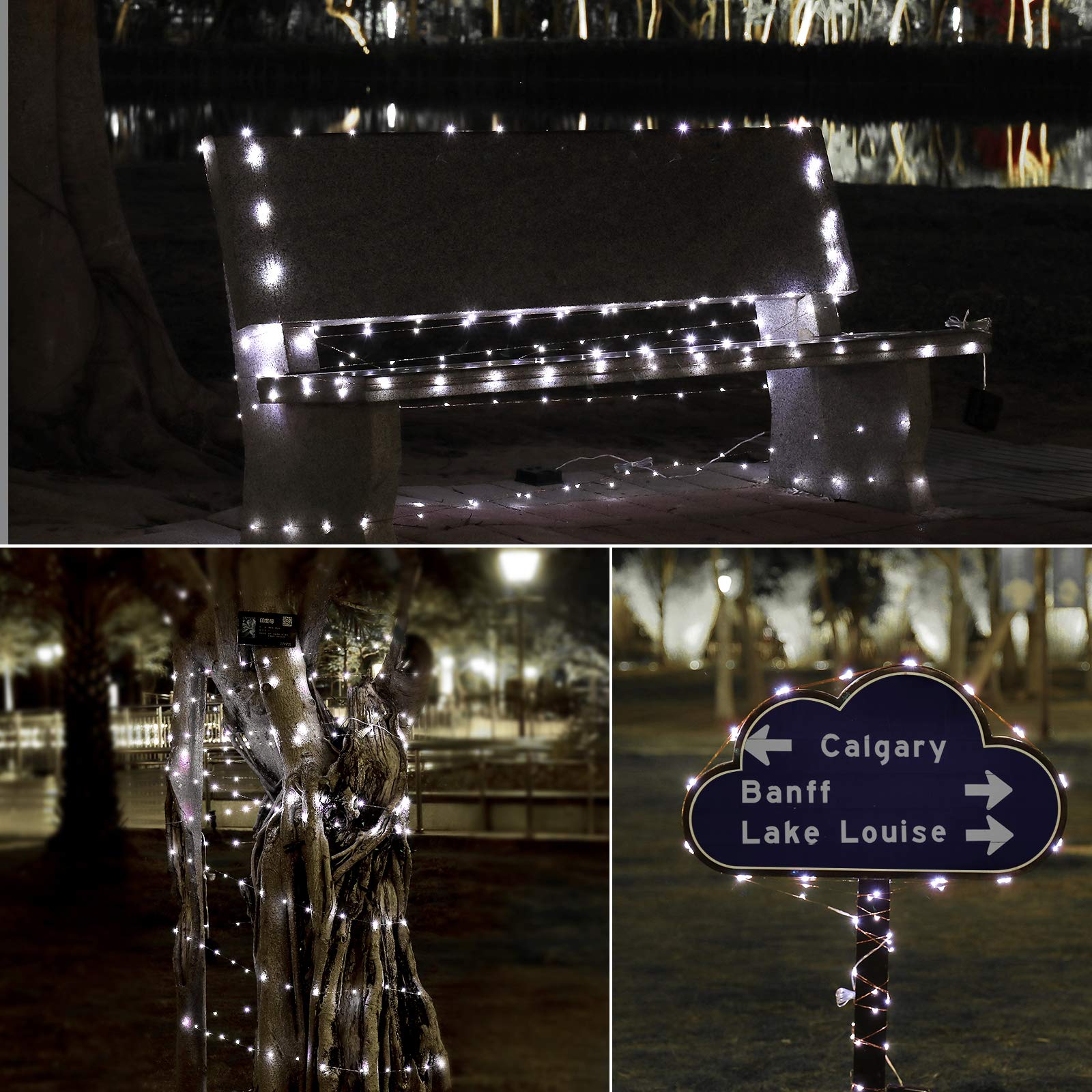 Mikasol Fairy Lights Battery Operated, 2 Packs Mini 3*Aaa Battery Powered Copper Wire Led Starry String Lights Firefly Lights For Bedroom, Christmas, Parties, Decoration (5M/16Ft Cool White)