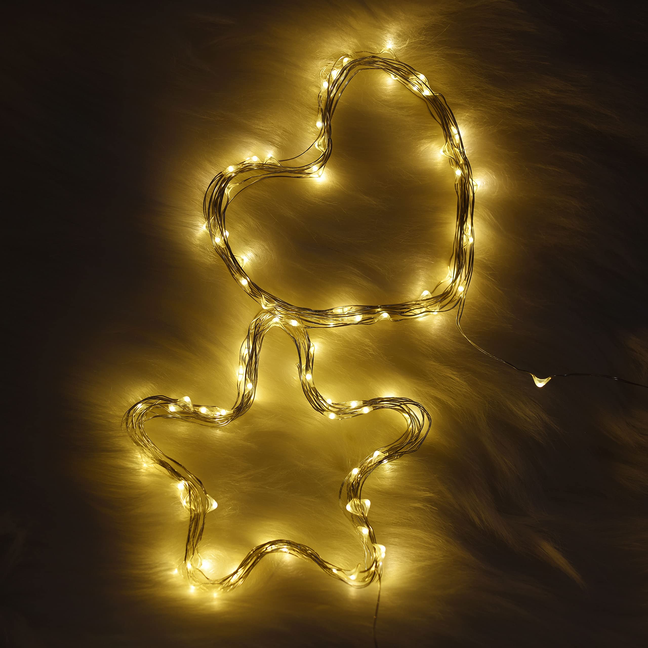 Karlling Usb Led Fairy Lights, 50 Warm White Bulbs, 16 Ft Silver Wire, Waterproof String Lights For Bedroom, Garden, Party, Wedding