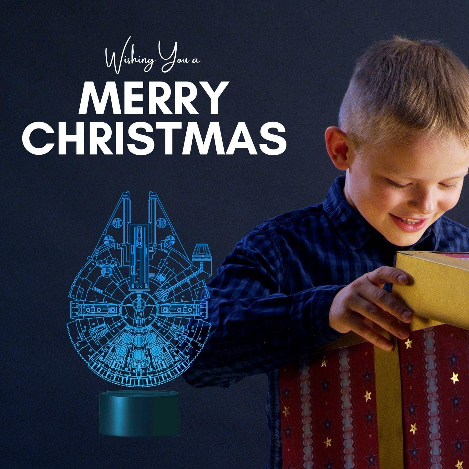 Millennium Falcon Lighting Gadget Lamp Decor Awesome Gift