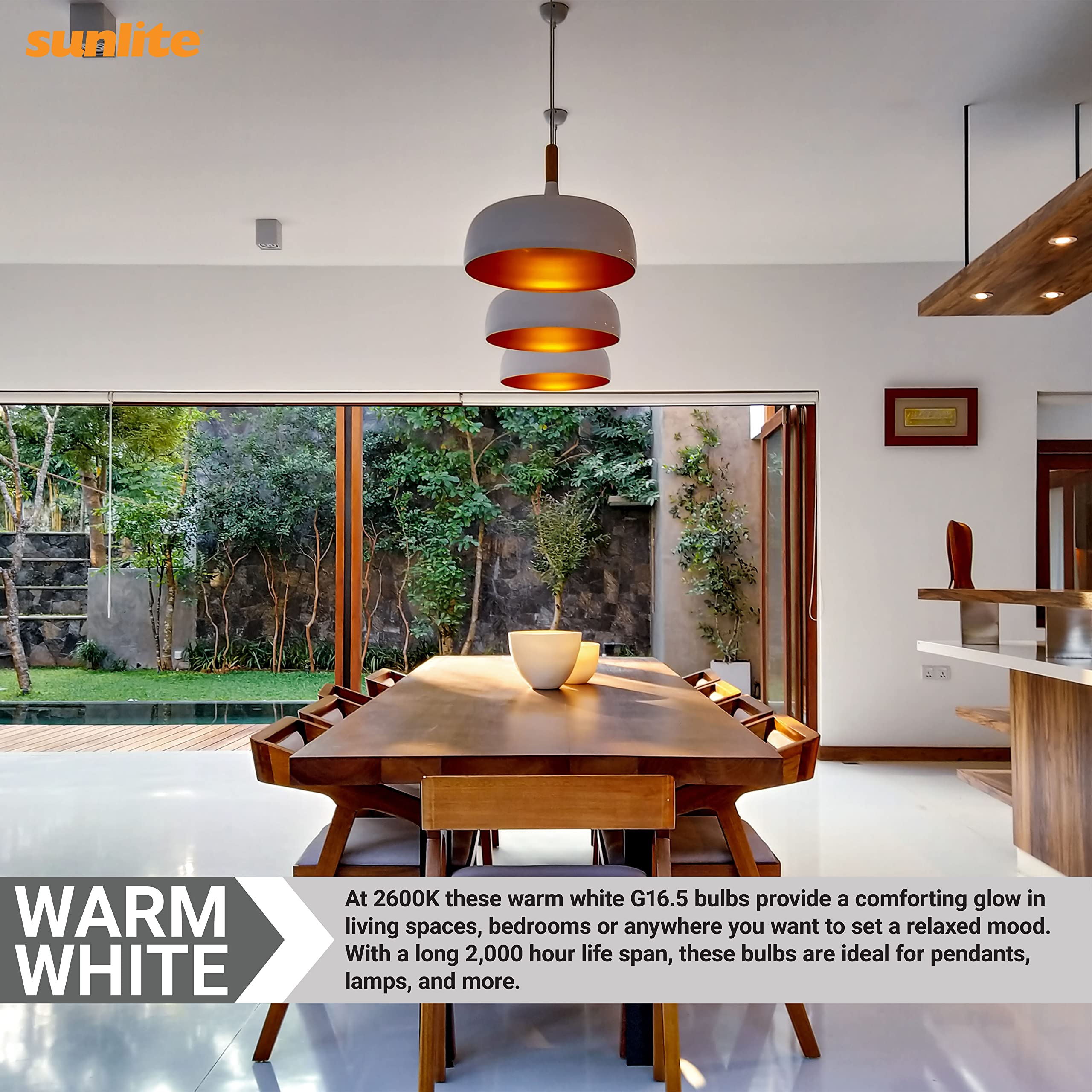 Sunlite G16.5 Globe Light Bulbs, 15W Candelabra Base (E12), 120V, Clear Incandescent, Dimmable, 12 Count, 2600