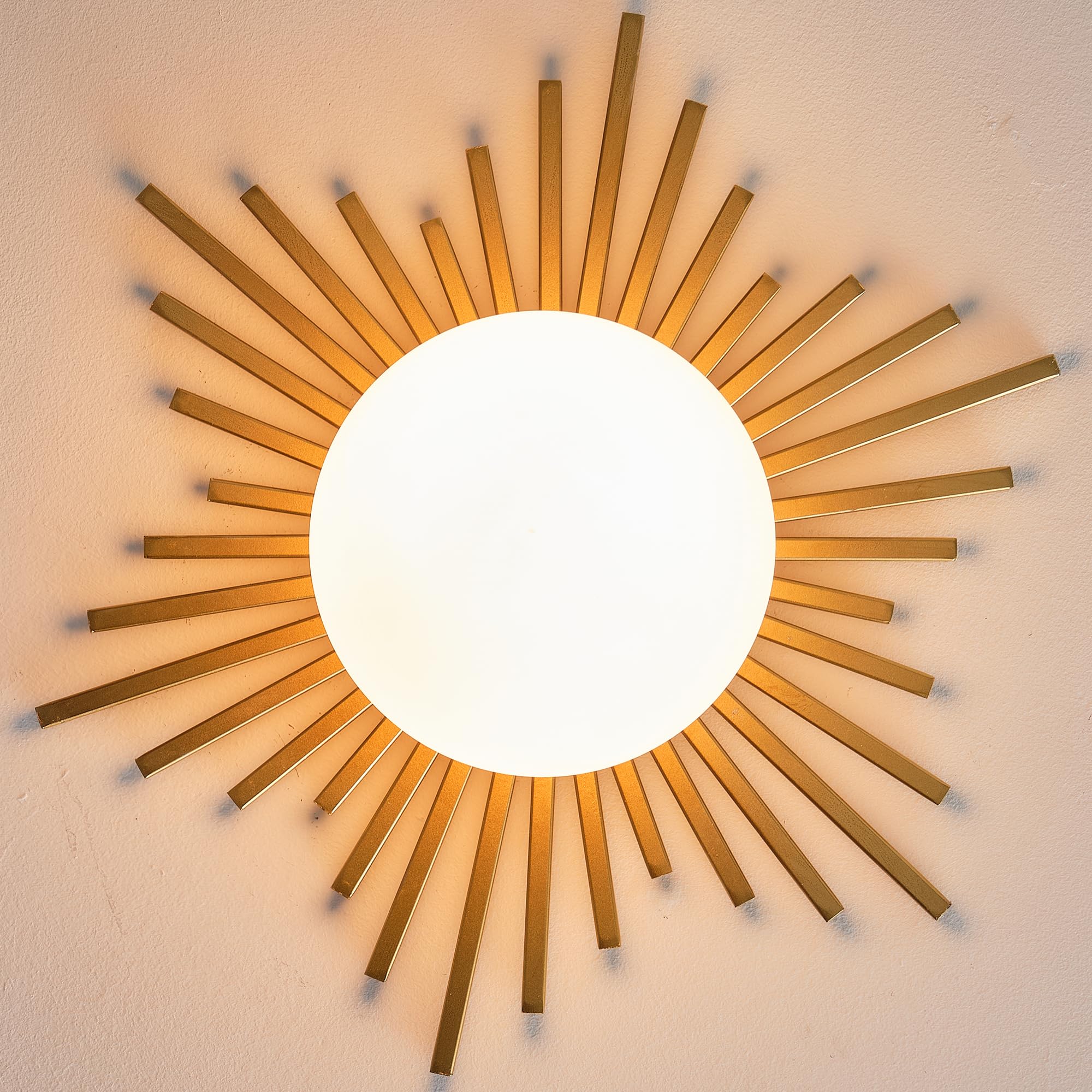 Gold Chandeliers For Dining Room Semi Flush Mount Ceiling Lights Over Table Pendant Lamp For Kitchen Bedroom Entryway Hallway Living Room  E26 Base  Bulb Not Included  18 Inch