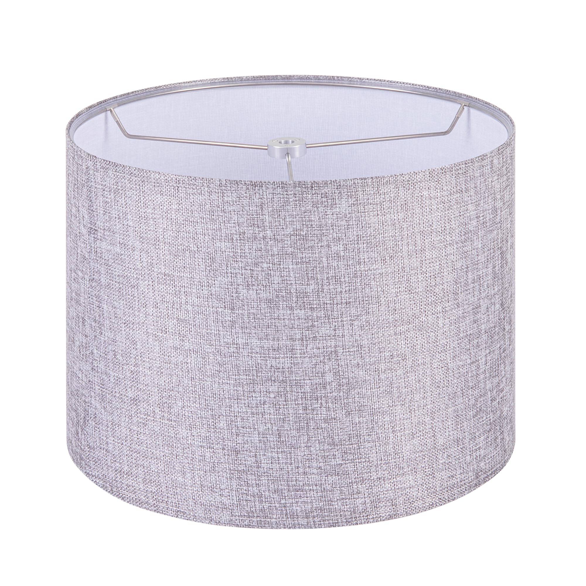 Wellmet 14x14x11 Assembly Required Lampshade for Table Lamp, Bedside Lamp, Floor Lamp, Fabric Drum Lampshade Classic Modern Styl